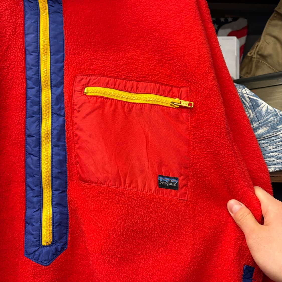 80s 파타고니아 오리지널 신칠라 스냅-T 플리스 하프집업 N668 상품이미지5