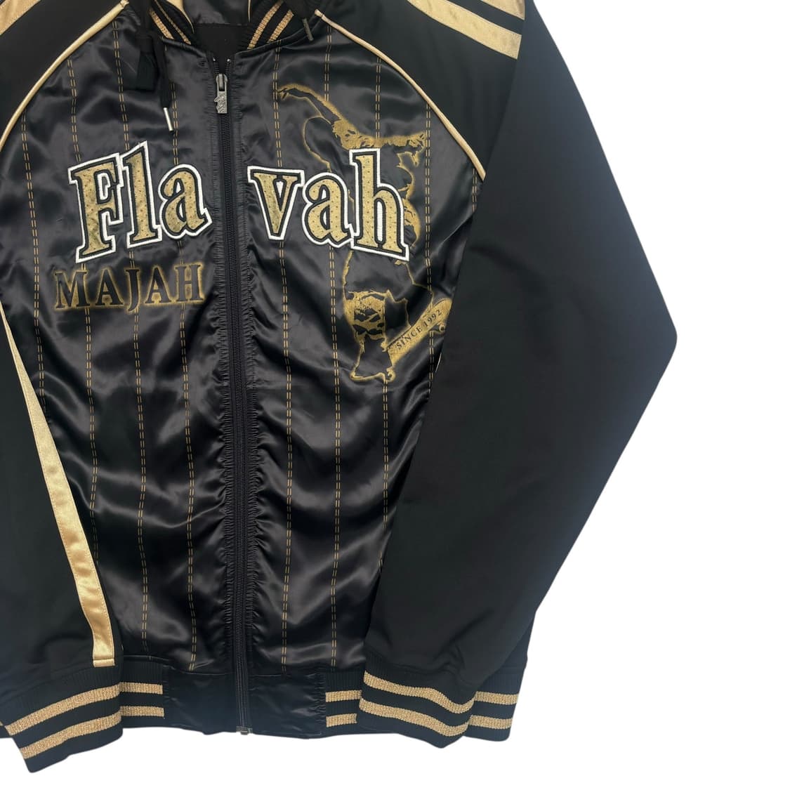 마자 플라바 블랙 골드 후드집업 XL 상품이미지3