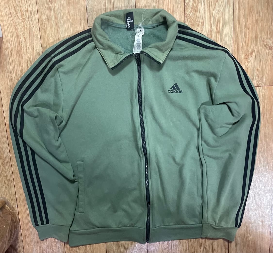 아디다스 카키 그린 트랙탑 져지 2xl 집업 자켓 상품이미지1