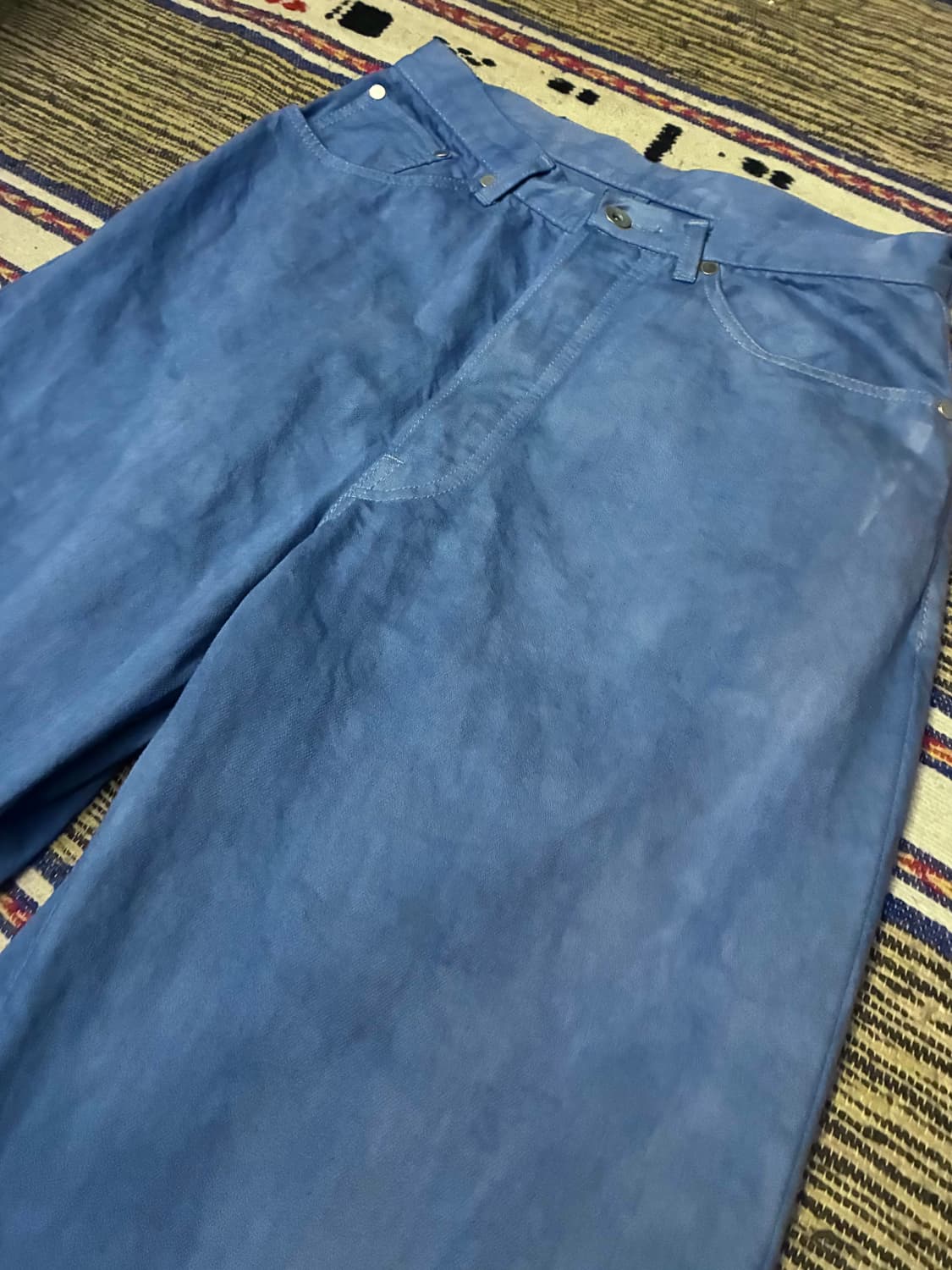 (1/29)marka 마카 스톤워시 페이디드 코쿤핏 데님 블루 by 상품이미지4