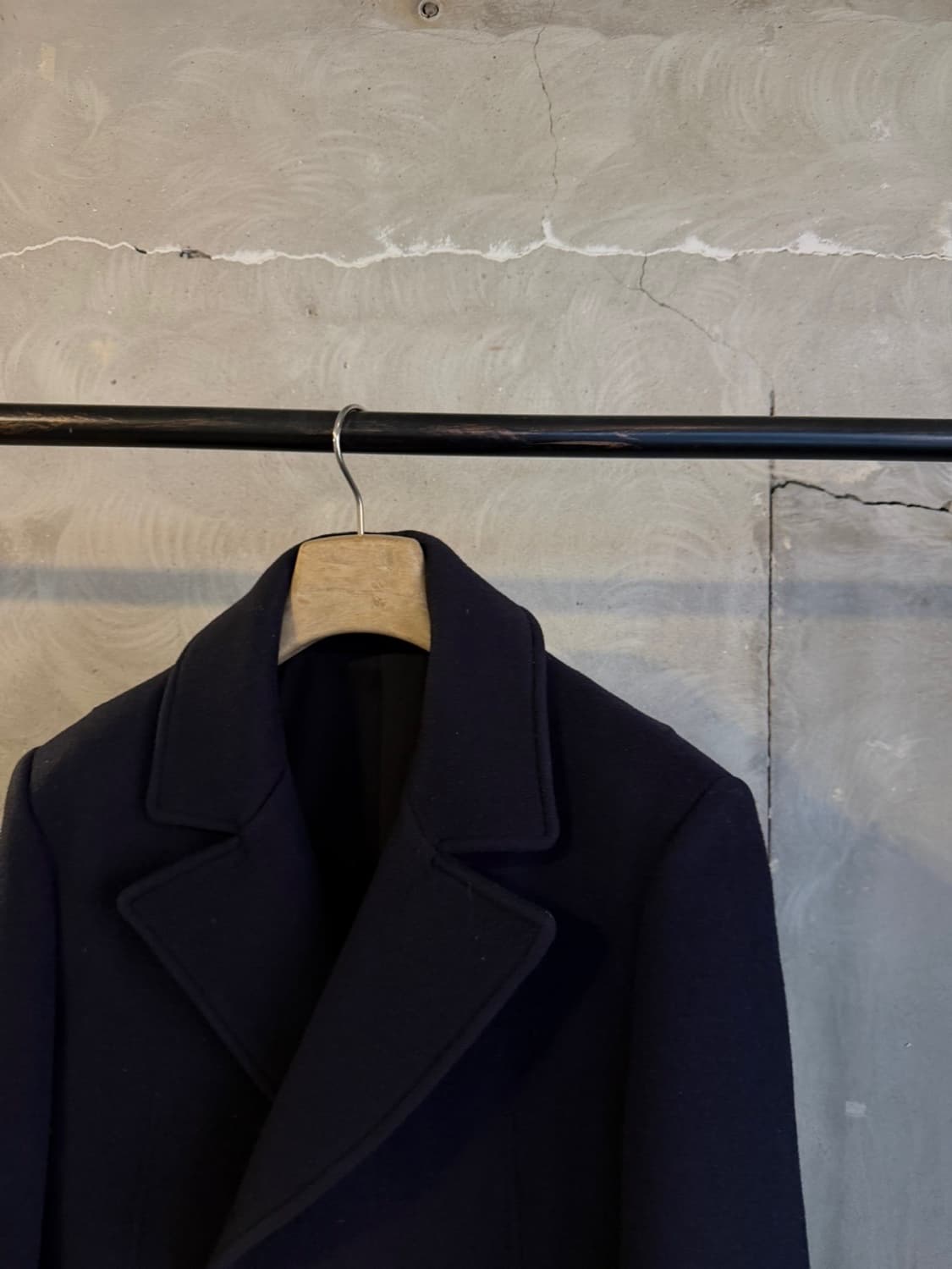 타임 캐시미어 더블 브레스티드 코트 슬림100 상품이미지3