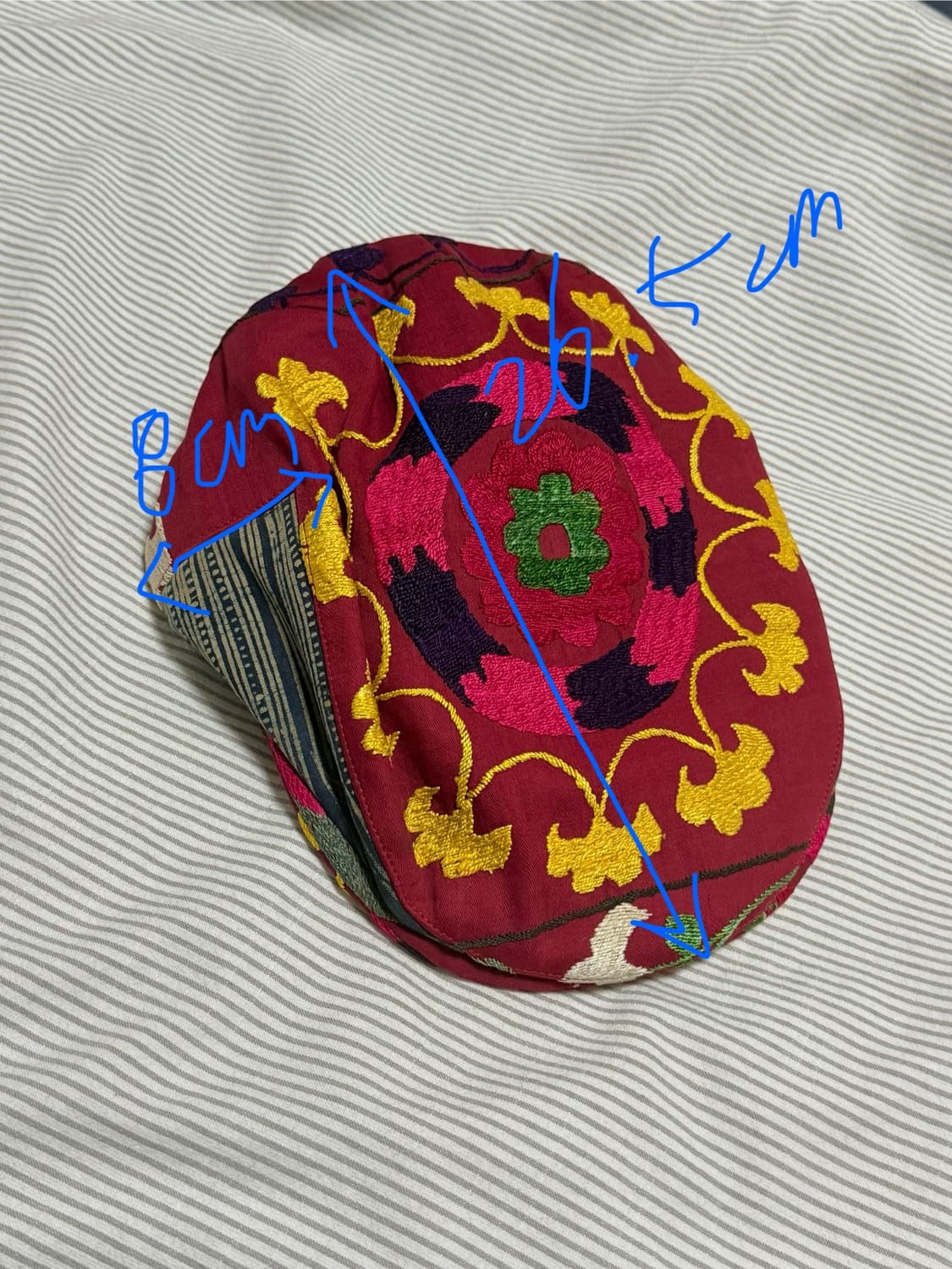 빈티지 자수 헌팅캡 베레모 상품이미지4