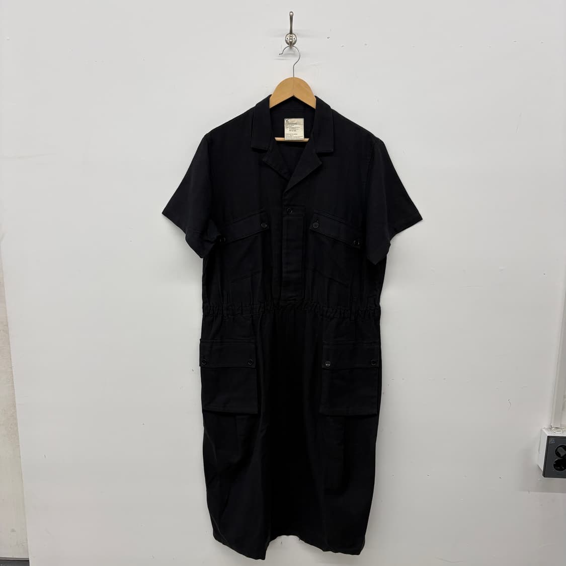 Y's 야마모토 반팔 점프수트 블랙 여성 M 상품이미지1