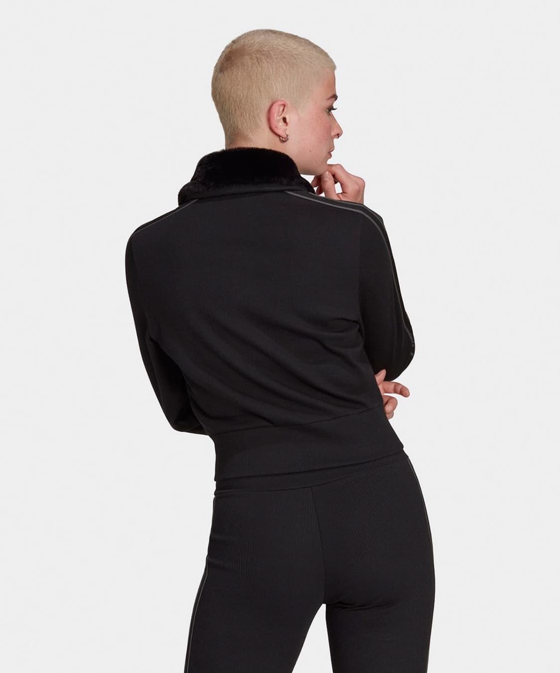 [단종] 아디다스 스키 시크 퍼 재킷 - 블랙 상품이미지5