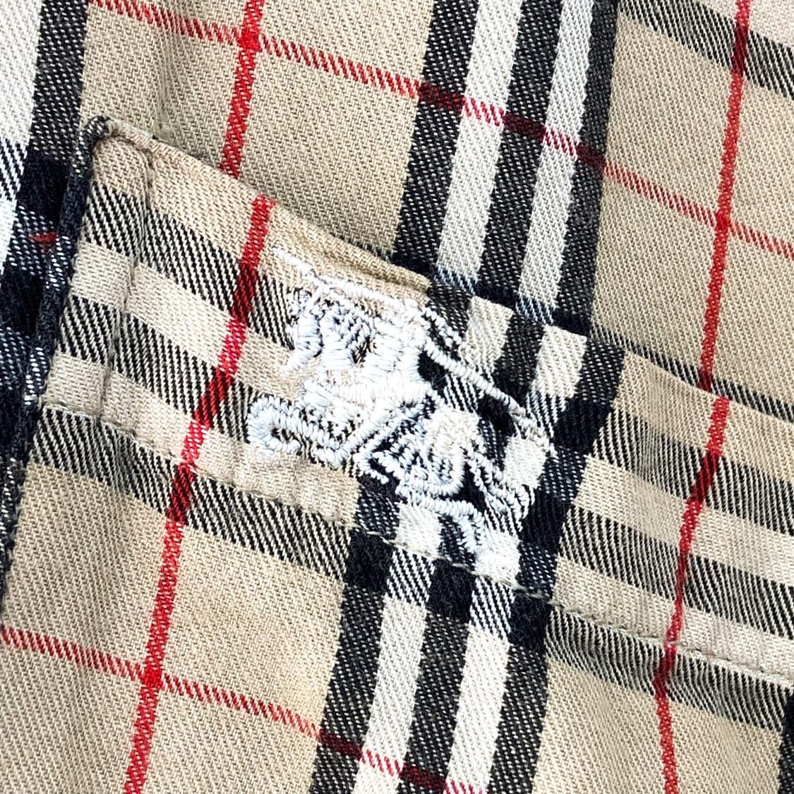 버버리 90s 베이지 노바 체크 셔츠 상품이미지5