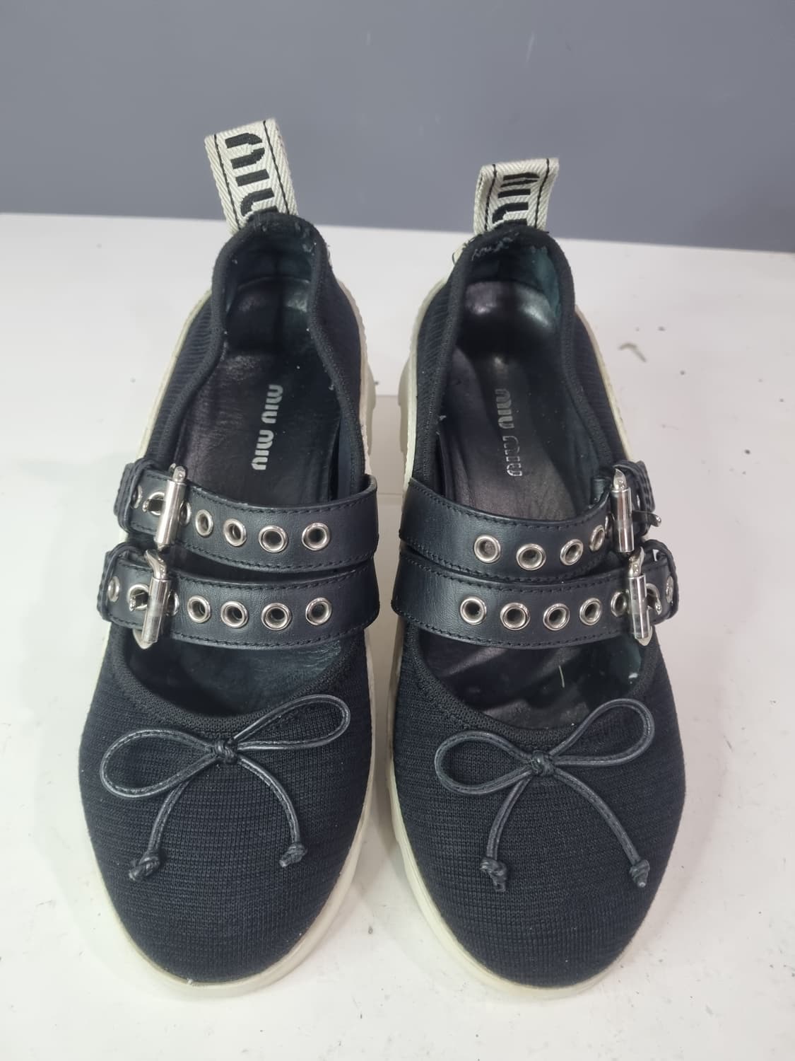 38 미우미우 발레리나 플랫슈즈 상품이미지3