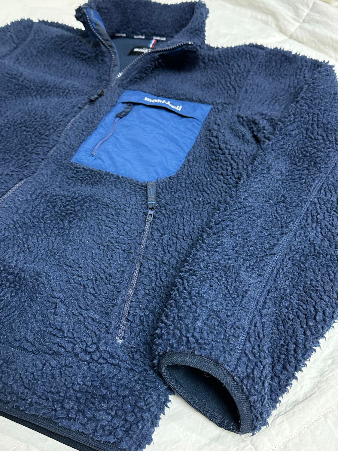 몽벨 후리스 뽀글이 플리스 미디움 네이비 상품이미지7