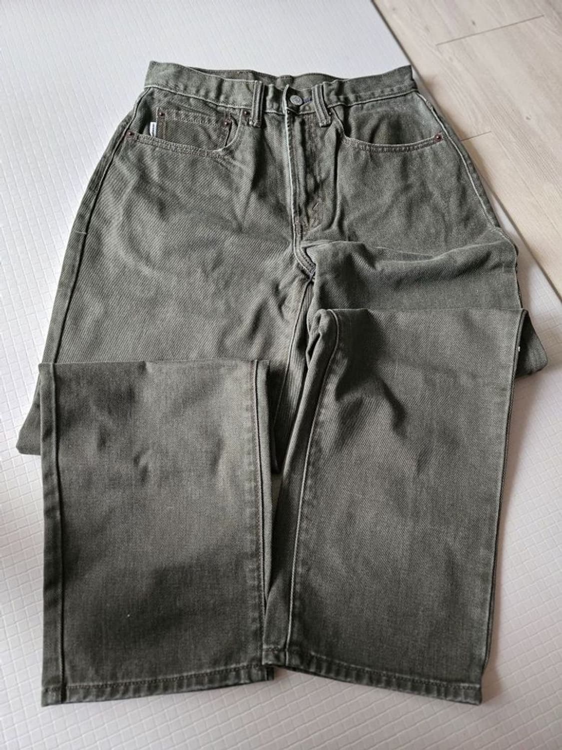 (새상품 XL) 디스이즈네버댓 레귤러 진 팬츠 올리브 상품이미지4