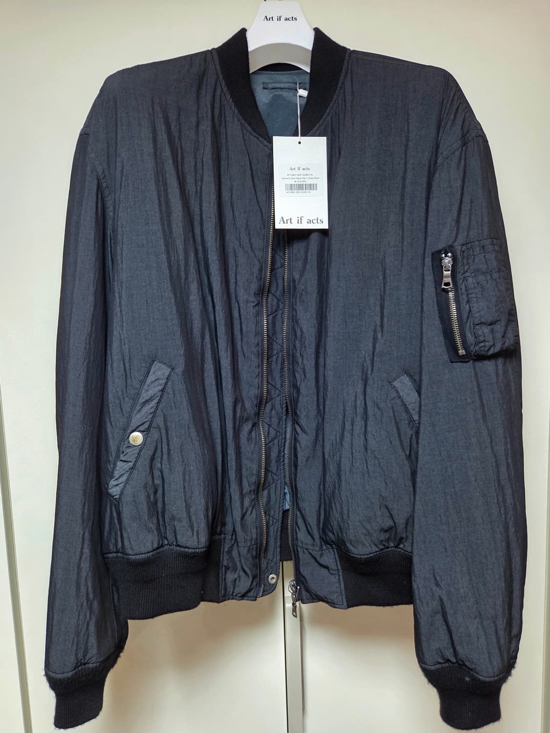 아트이프액츠 / Garment-Dyed Rayon Ma-1 상품이미지4