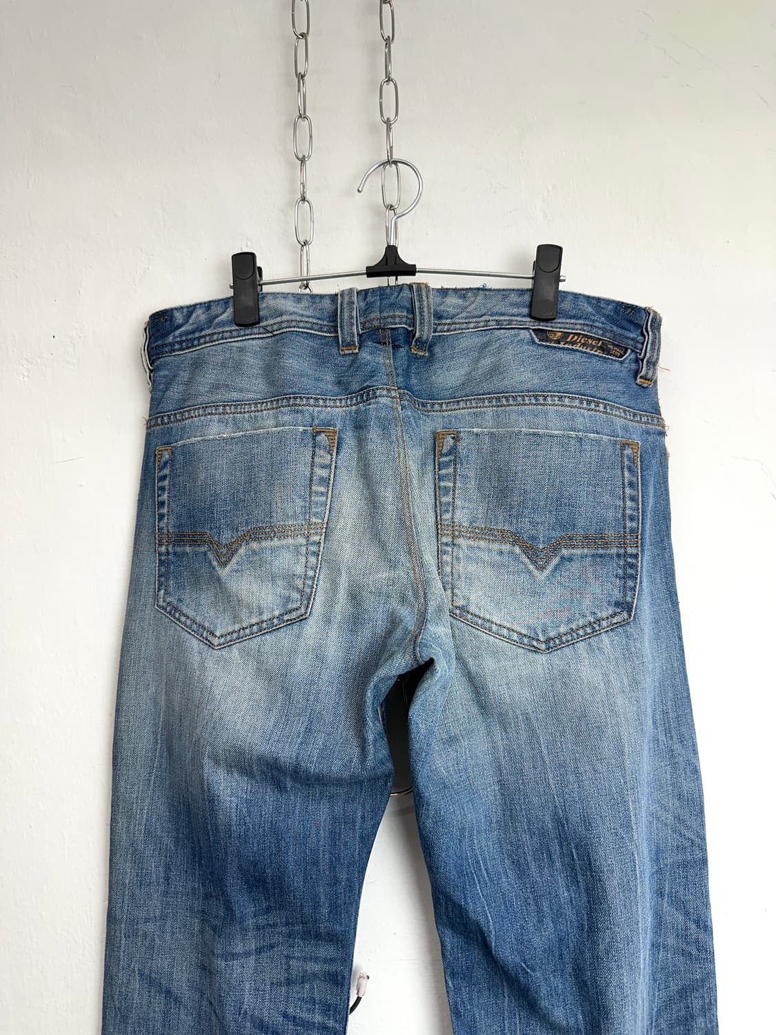 Diesel Safado Regular Slim-Straight Deni 상품이미지7