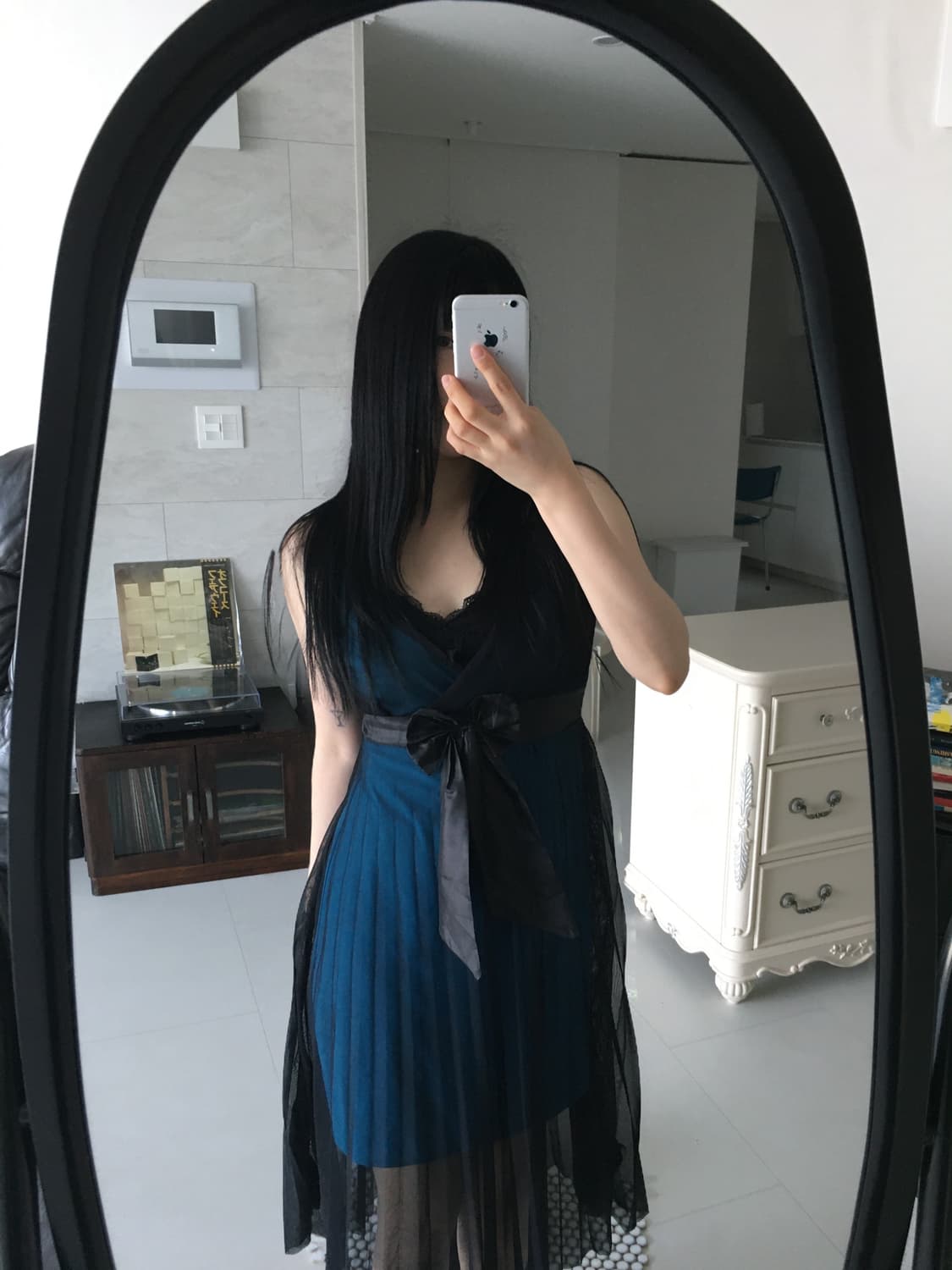 pleated mesh dress 상품이미지8
