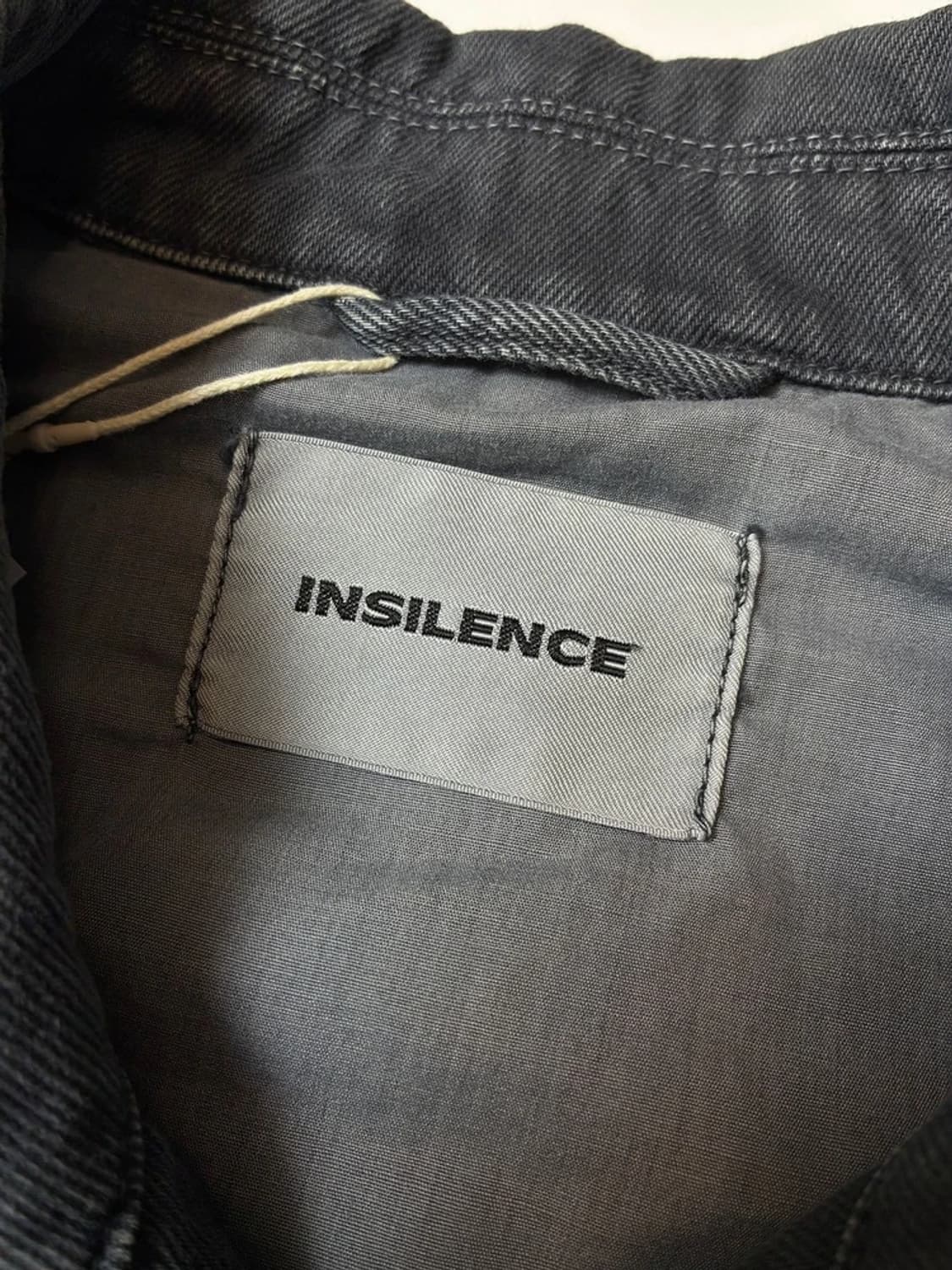 인사일런스 가먼트다잉 박시핏 데님 자켓 PN9404 상품이미지7