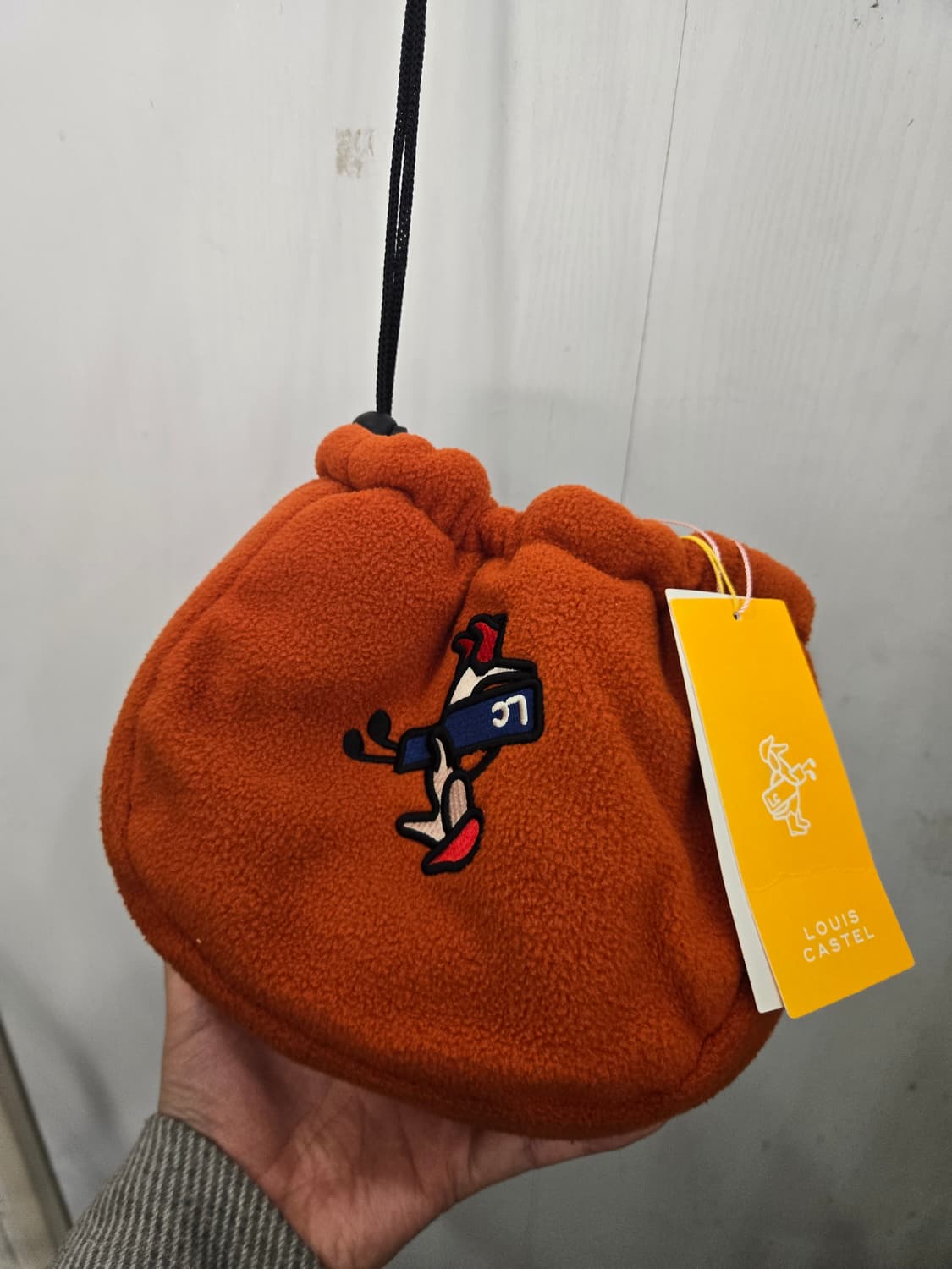 택있는 새상품)) LOUIS CASTEL 루이까스텔 복조리 파우치! 상품이미지1