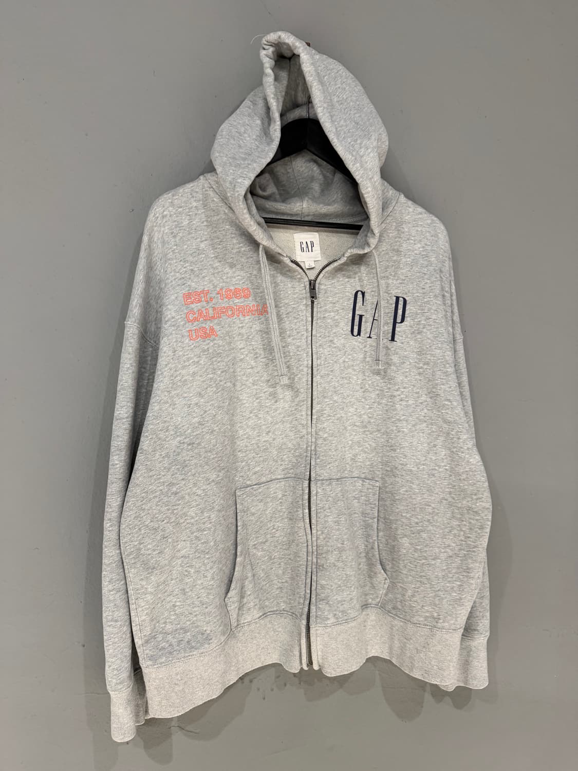 Gap back logo oversized hood zip-up 상품이미지5