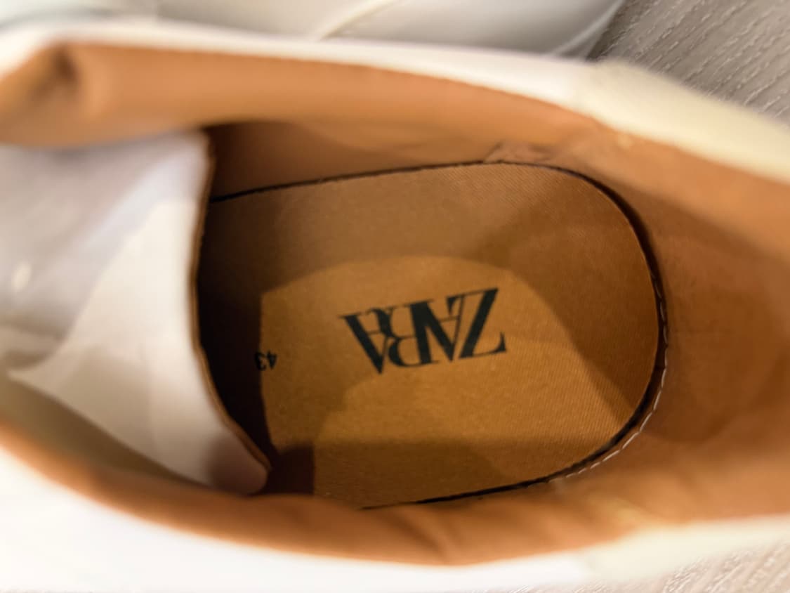 자라 화이트 스니커즈 43 상품이미지8