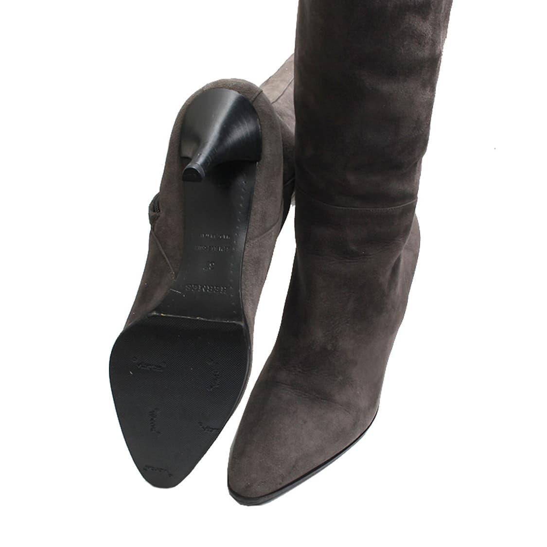 에르메스 펠트그라우 스웨이드 롱부츠 37 상품이미지3