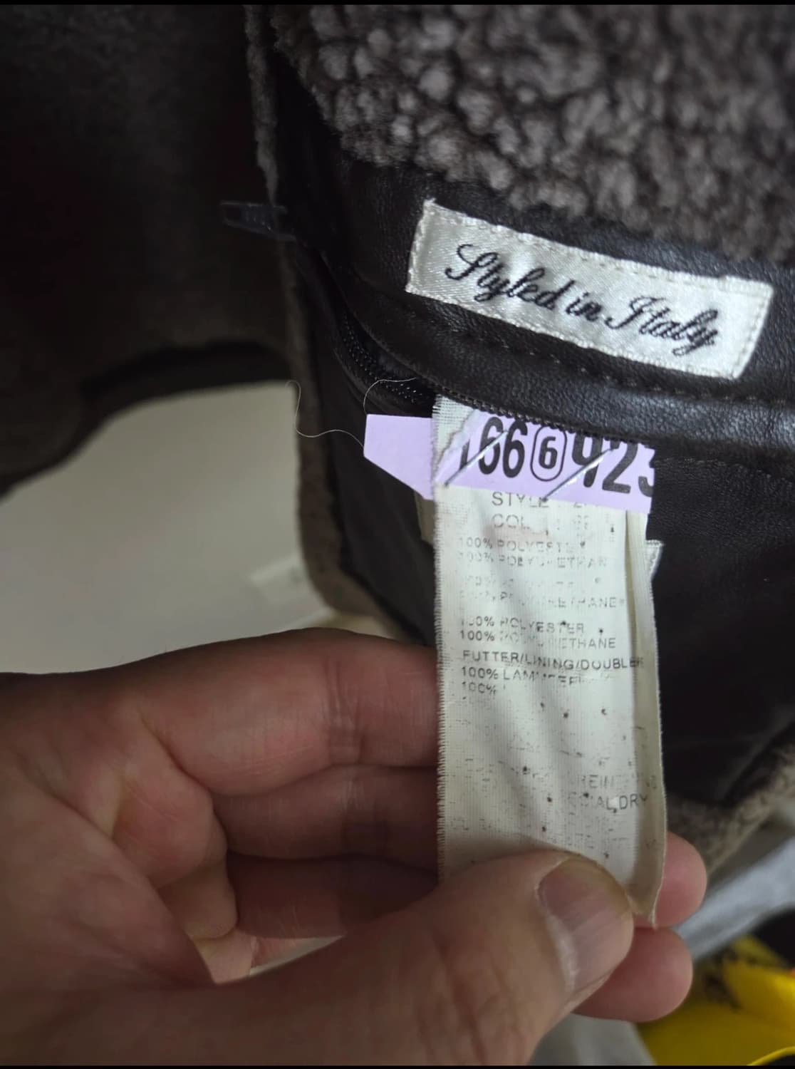 [105] 이태리제 아이그너(AIGNER) 리얼 양털 무스탕 상품이미지5