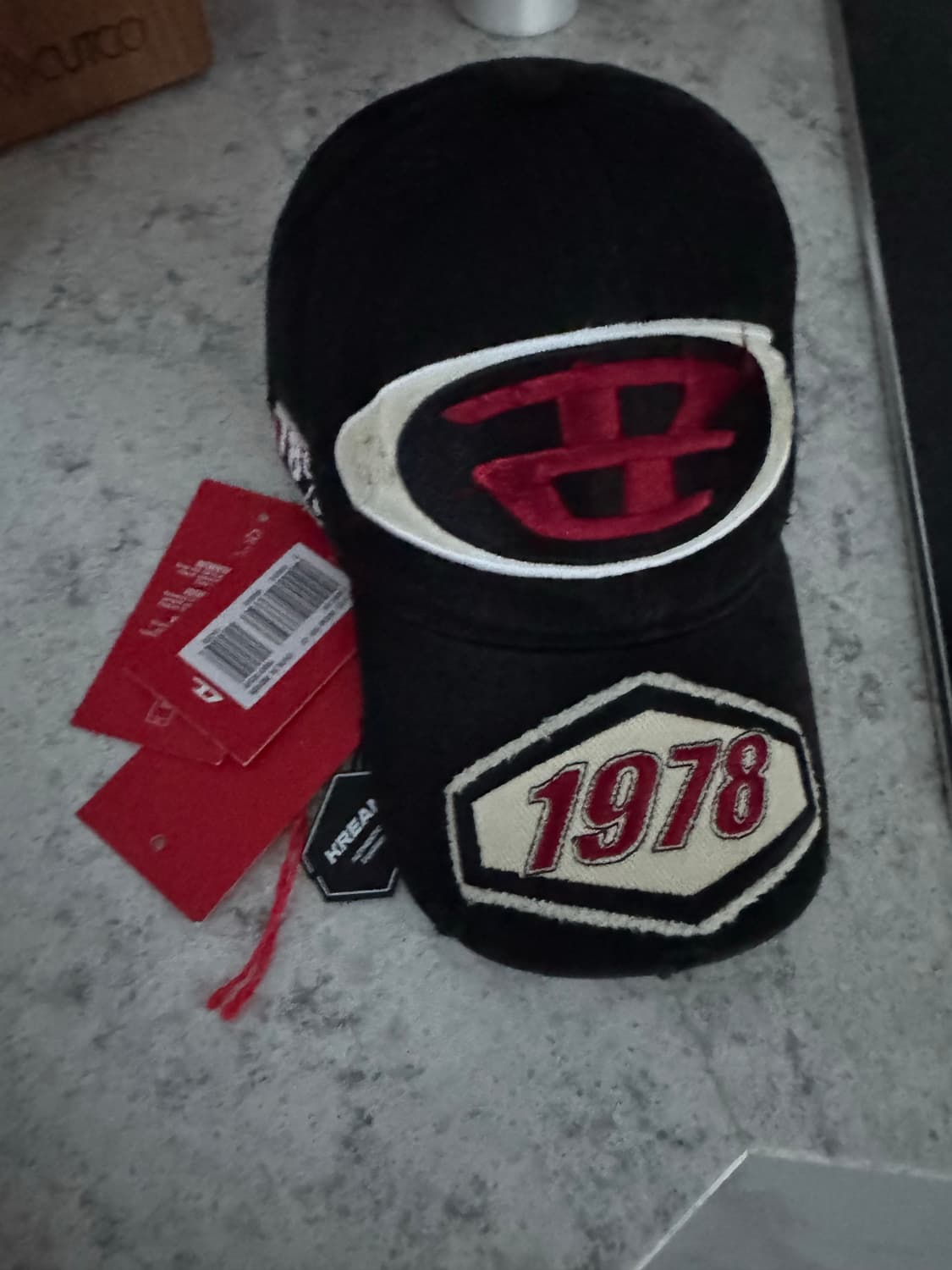 디젤 C-브래프 자수 패치 베이스볼 캡 블랙 상품이미지1