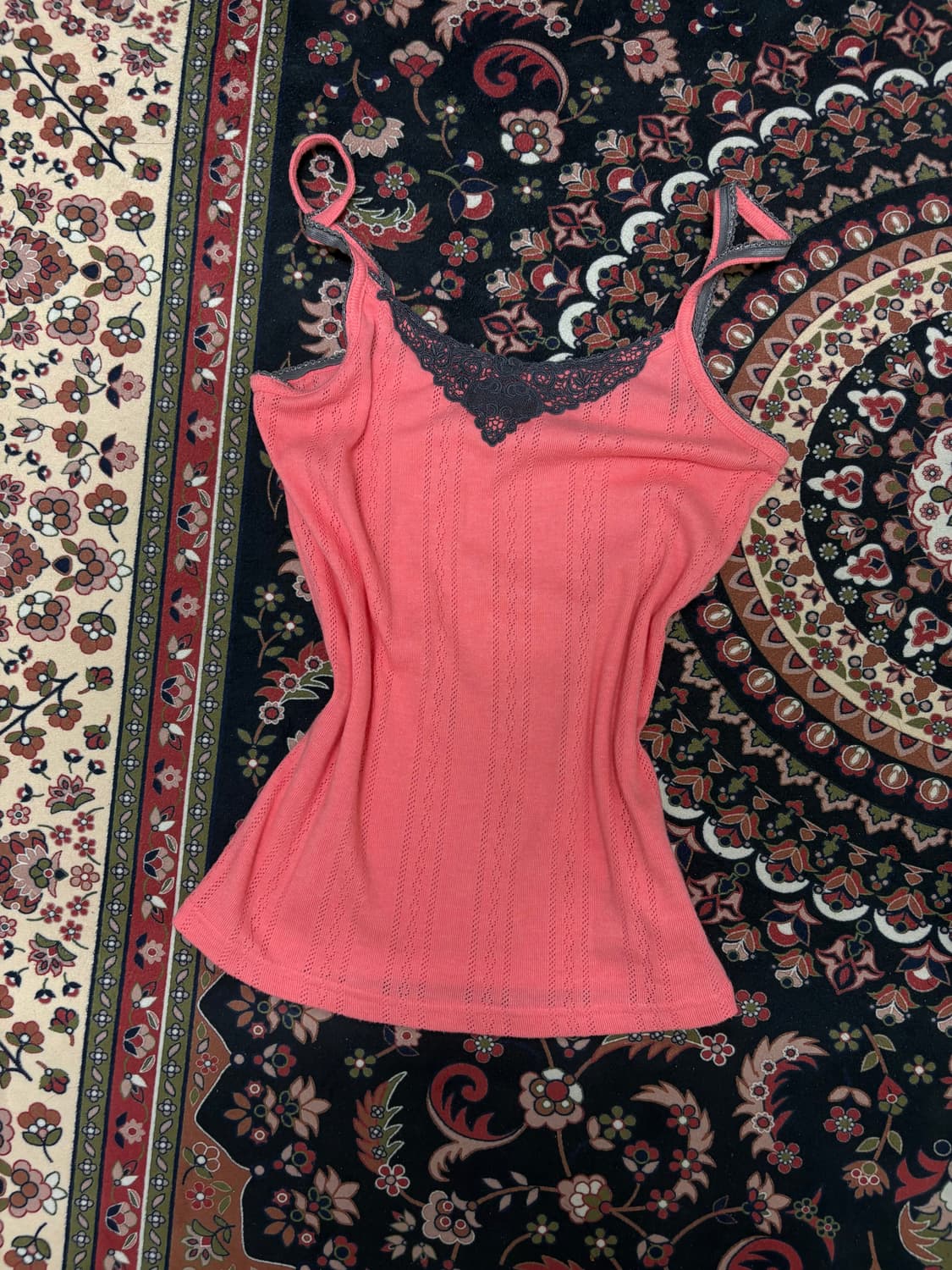 Little Ruru pink coral sleeveless 상품이미지1