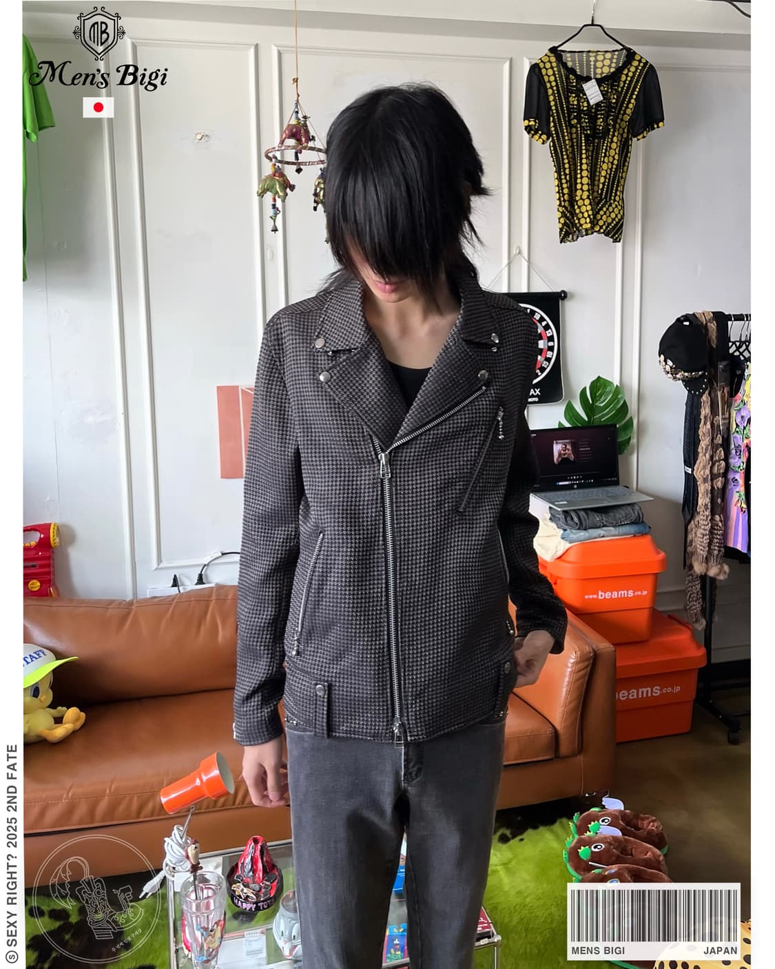 Men's BIGI by TAKEO KIKUCHI Rider Jakcet 상품이미지1