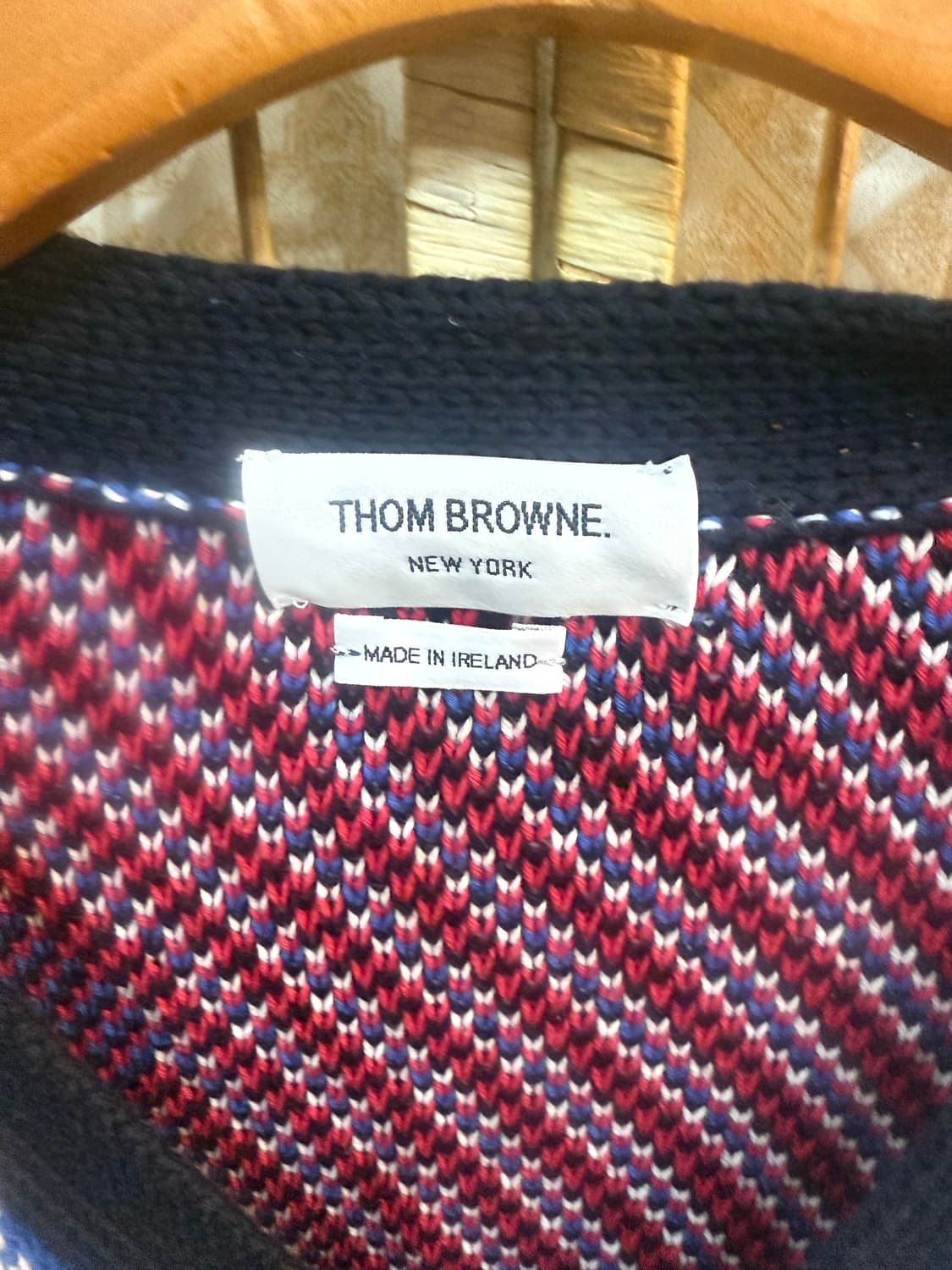 2/95-100 정품 톰브라운 웨이브 니트 가디건 팝니다 상품이미지2