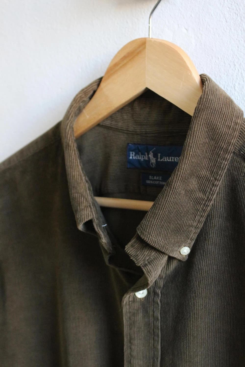 폴로 코듀로이 브라운 셔츠 xl 상품이미지4