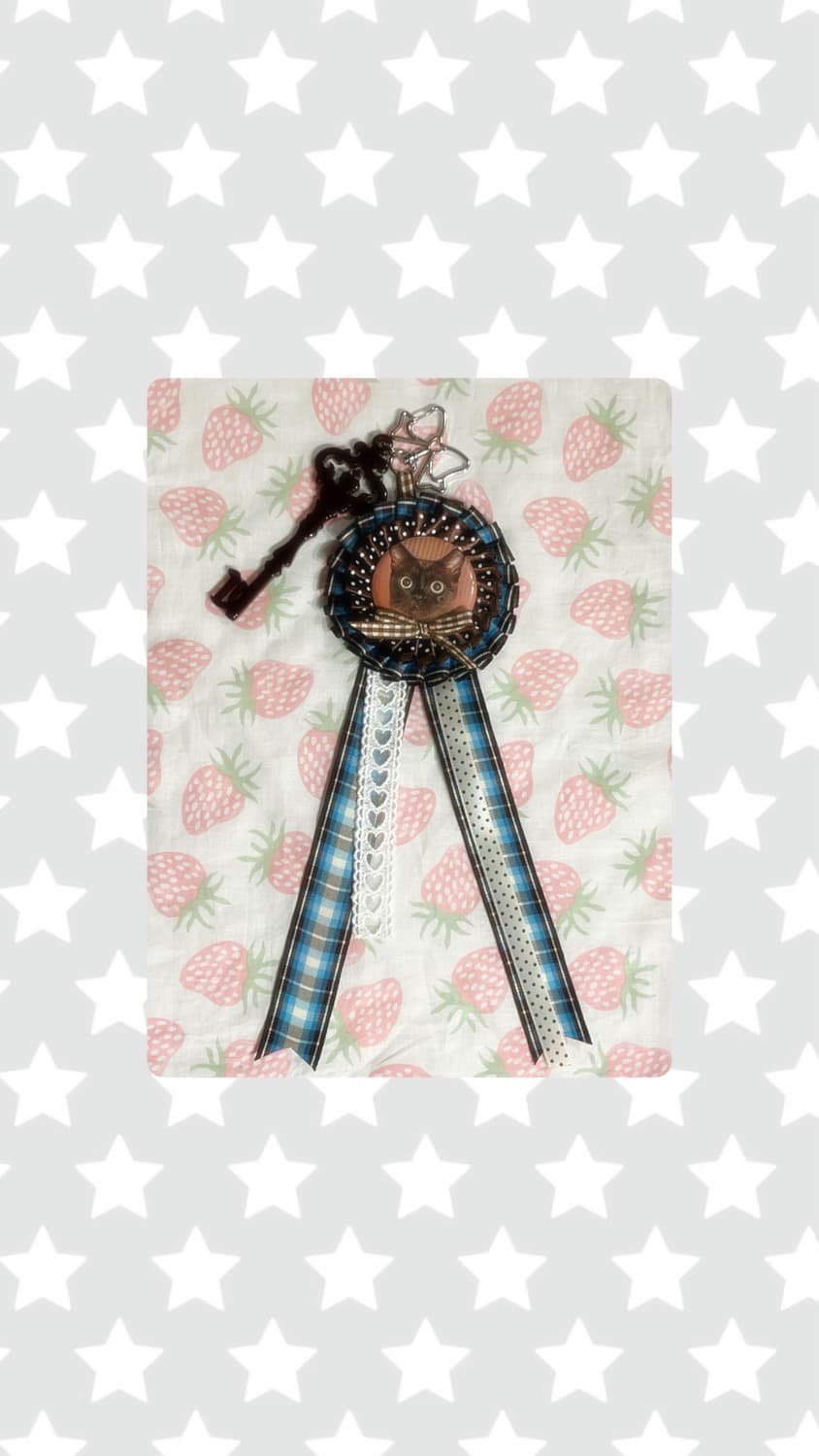 🐈‍⬛ 초코캣 로제트 키링 🌀 상품이미지6