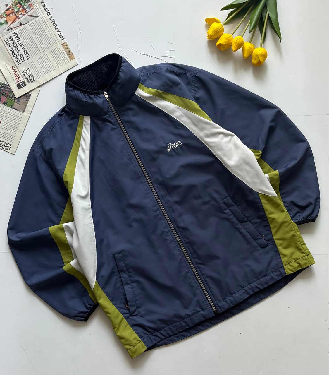 Aasics 아식스 빈티지 오버핏 윈드브레이커 상품이미지1