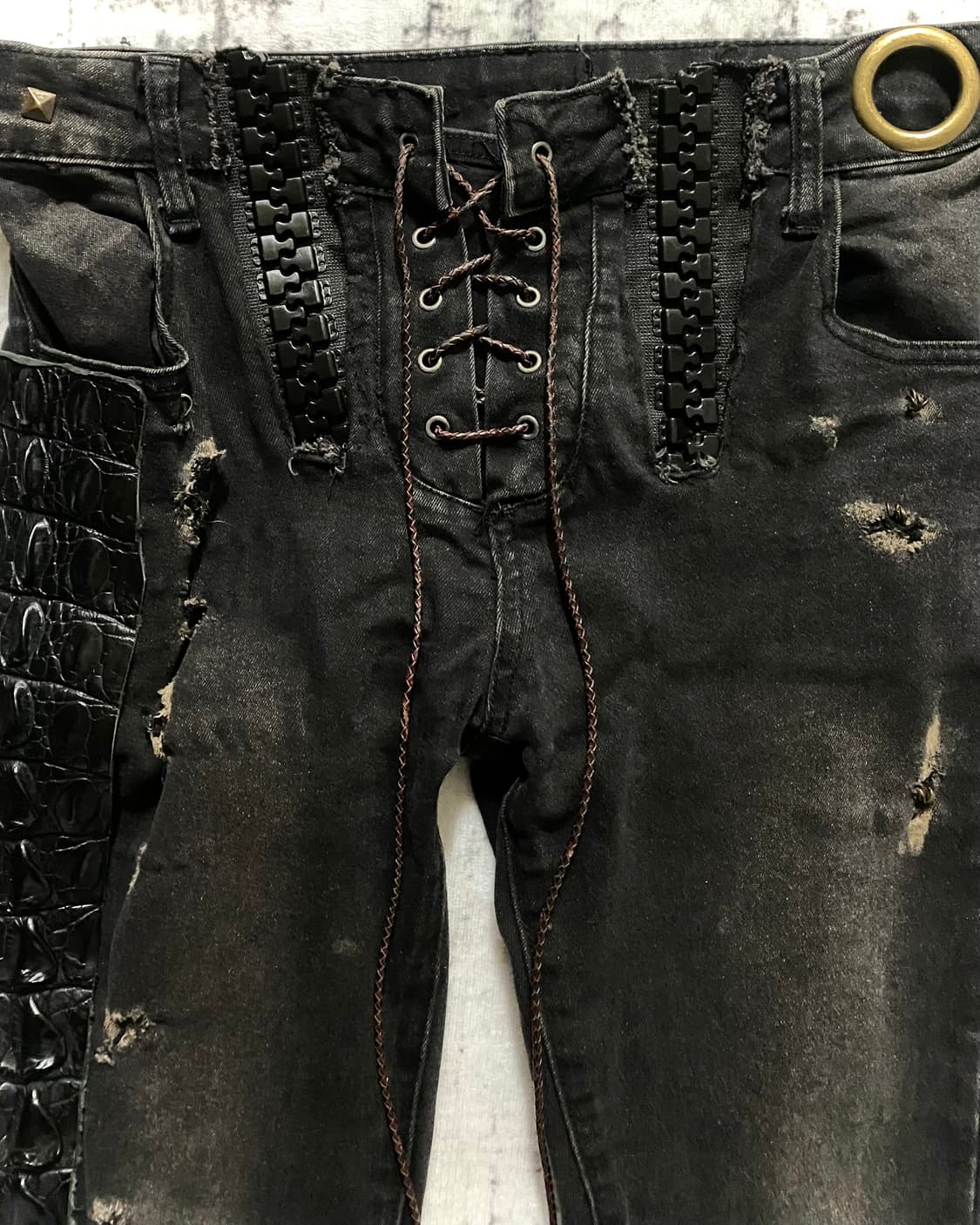 (최종 가격 인하) Lace-up flare jeans 상품이미지2