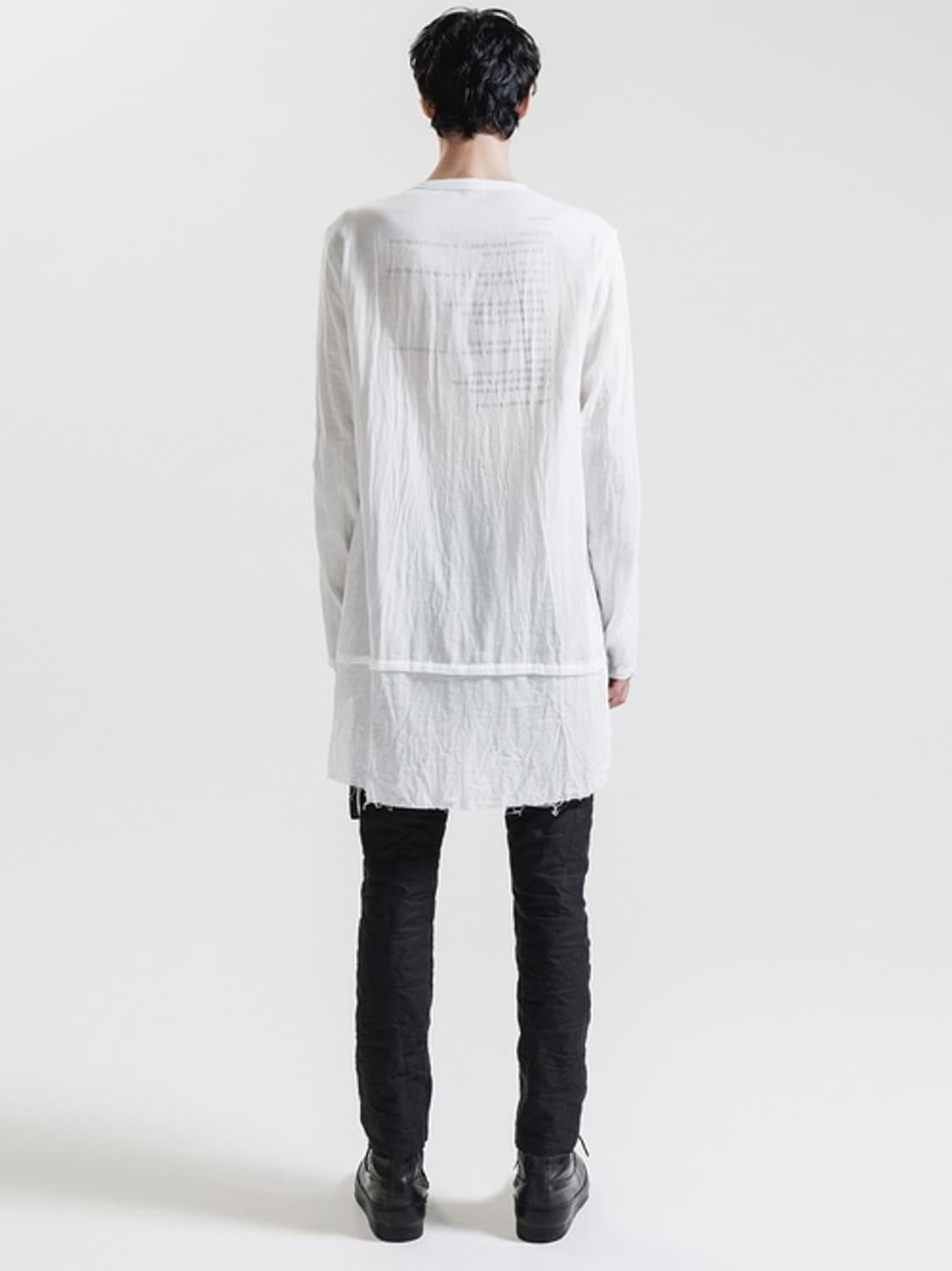 nude:masahiko maruyama 백프린팅 리버서블 셔츠 1siz 상품이미지1