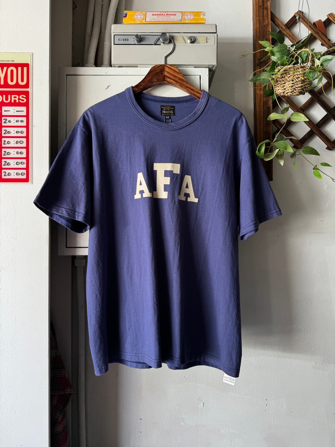 [M]The Real McCoy's 리얼맥코이 AFA 티셔츠 상품이미지2