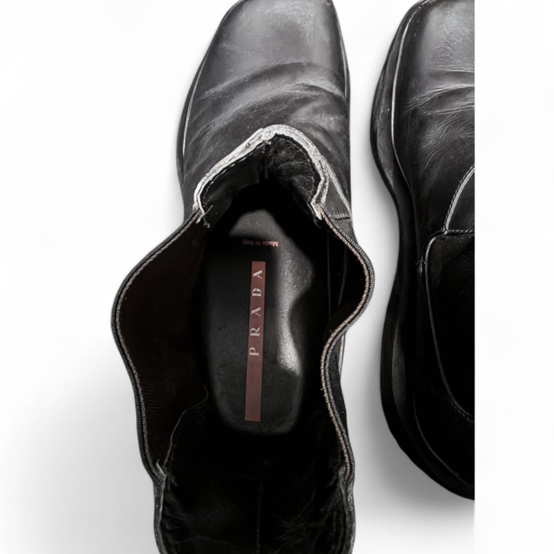 프라다 스포츠 99aw 아카이브 고어 첼시부츠 상품이미지4