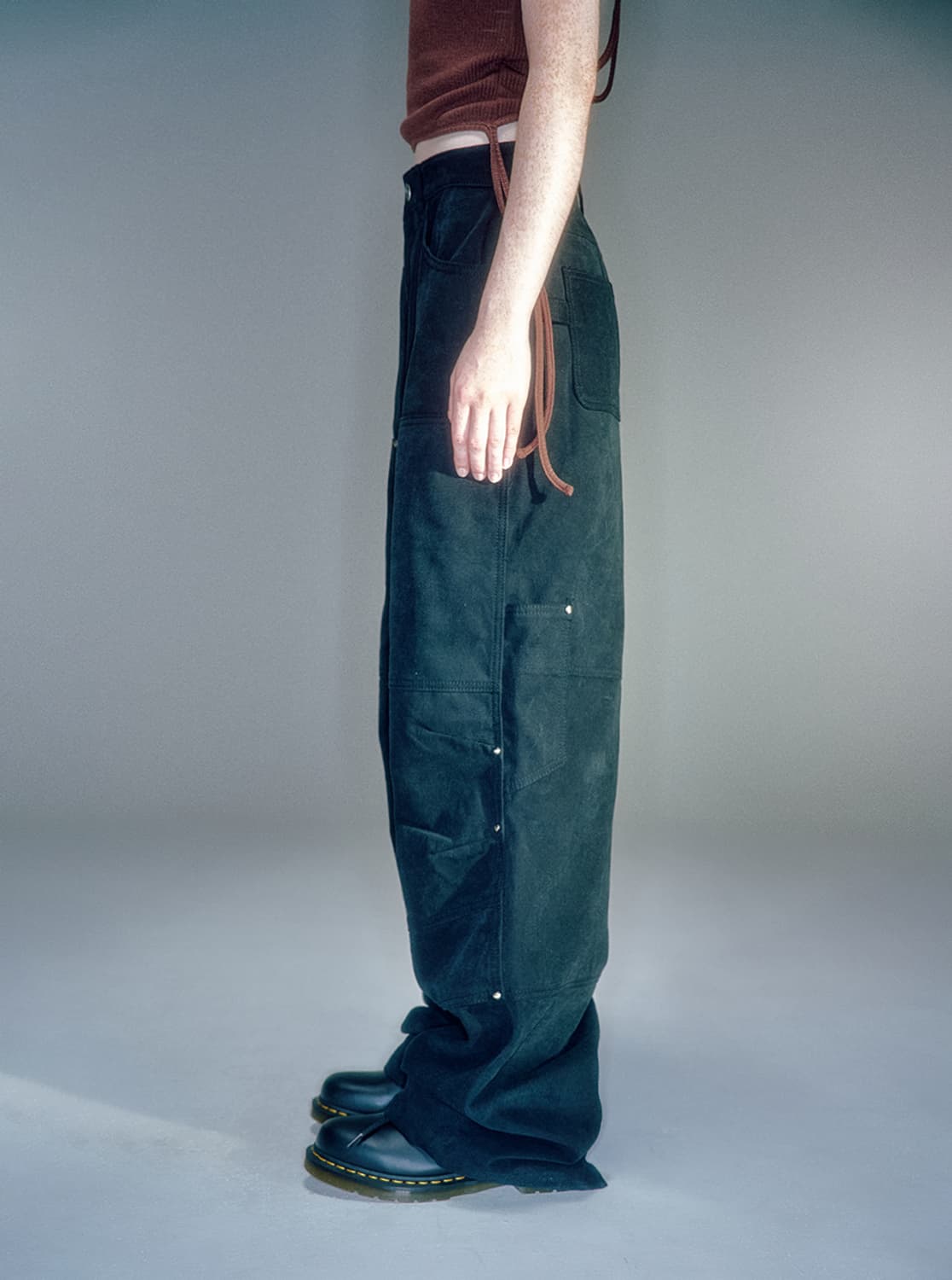 베이컨트 아카이브 카펜터 팬츠 블랙 상품이미지2