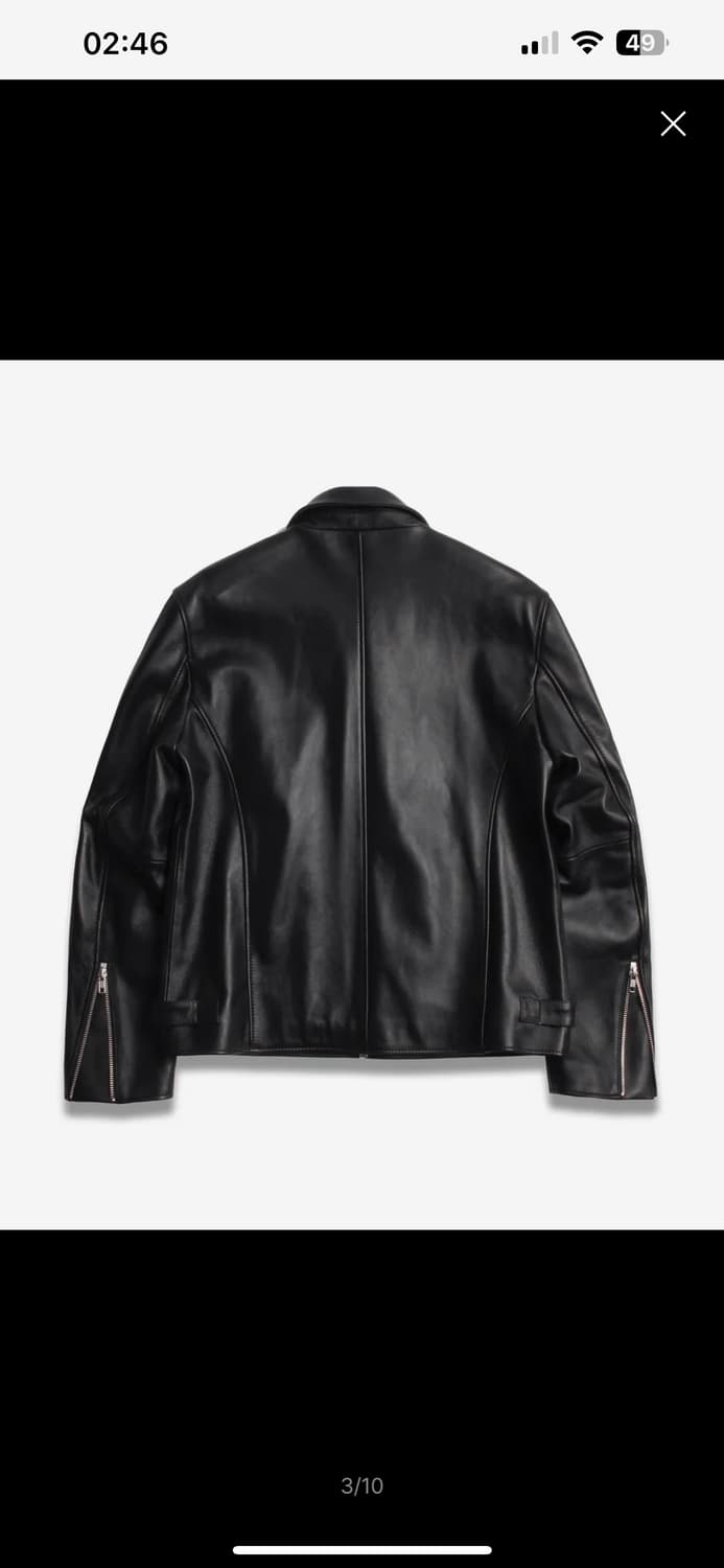 도프제이슨 램스킨 싱글 자켓 상품이미지3