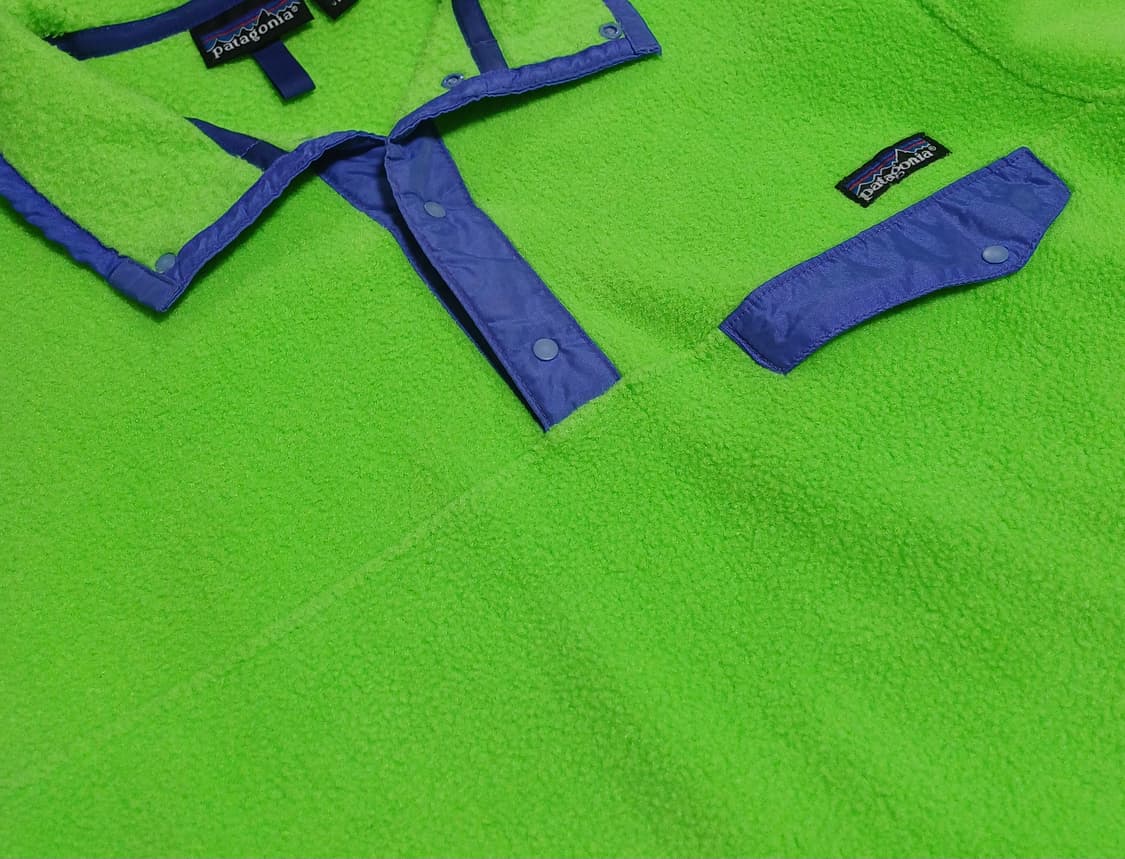 🇺🇸 [S] 파타고니아 신칠라 스냅티 올드 모델 - 네온 그린 상품이미지5