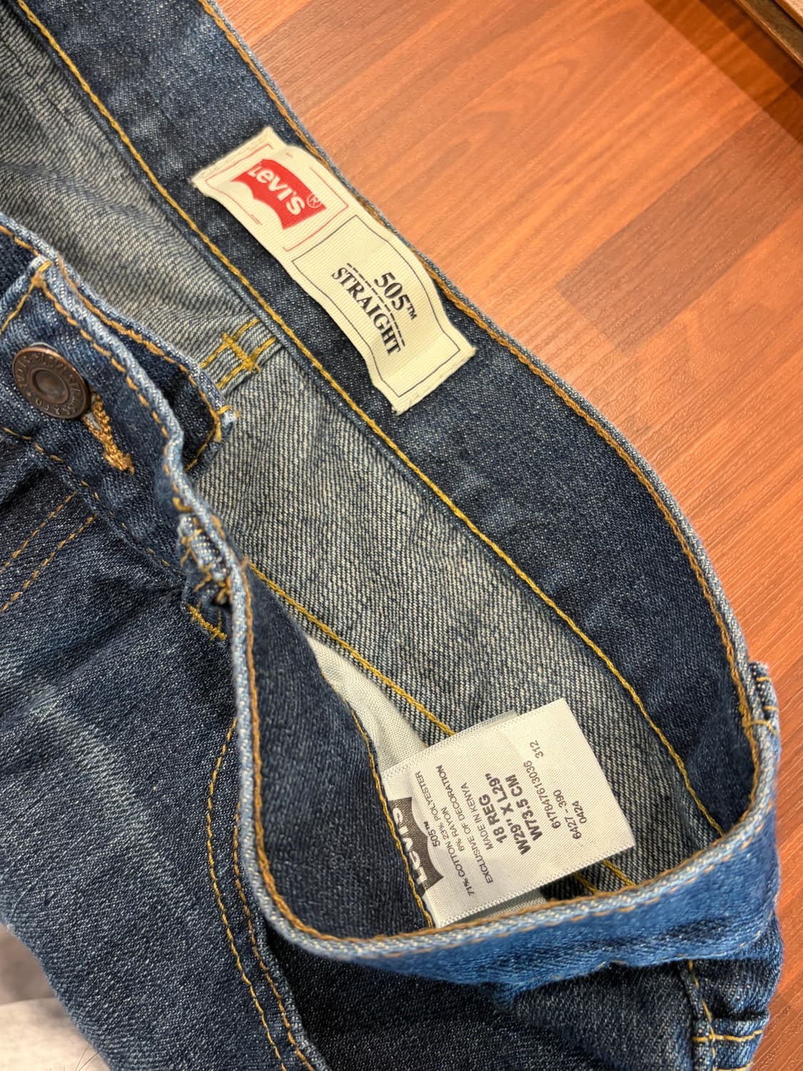 Levis 리바이스 505 데님 팬츠 (30inch) 상품이미지6