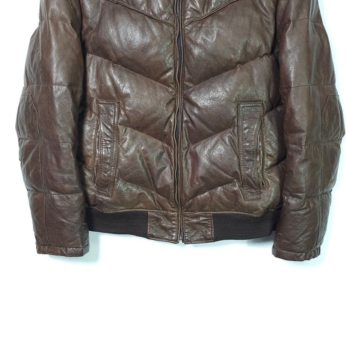 DERG 이태리 양가죽 덕다운 패딩 2XL 상품이미지4