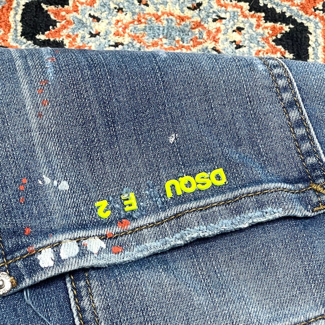 디스퀘어드2 중청 데님팬츠 청바지 남성50 상품이미지8