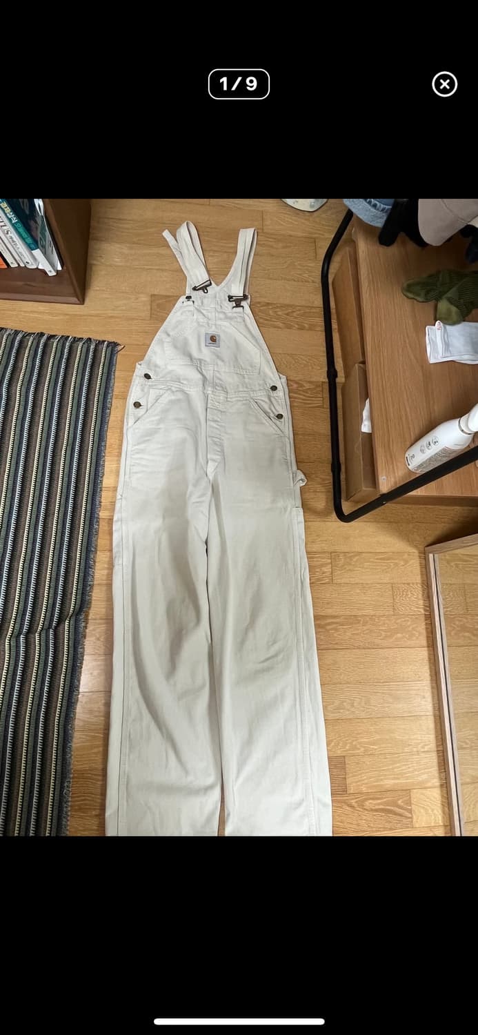 칼하트 오버롤 멜빵 팬츠 베이지 28x34 상품이미지2