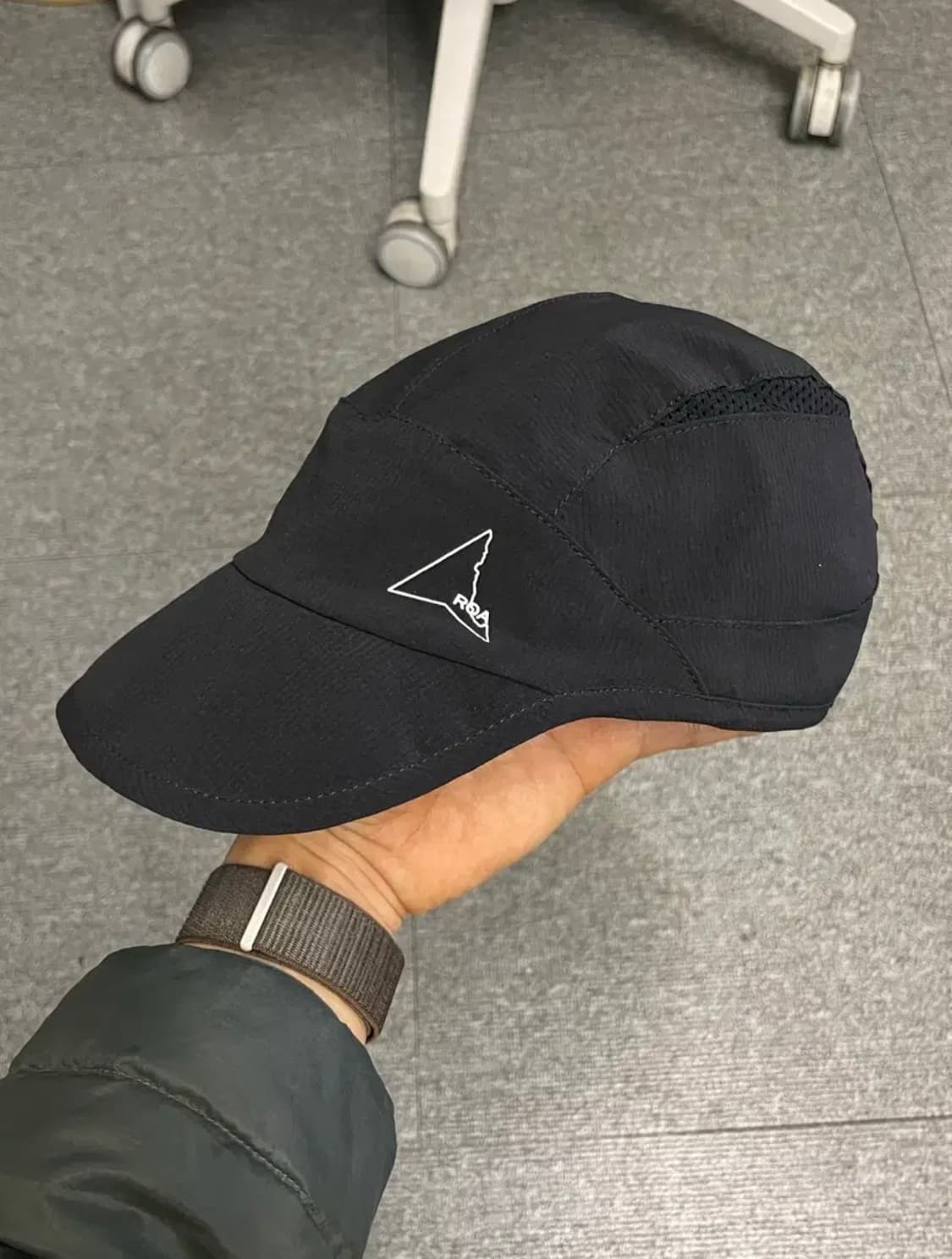 roa 로아 캡 러닝 모자 하이킹 블랙 상품이미지1