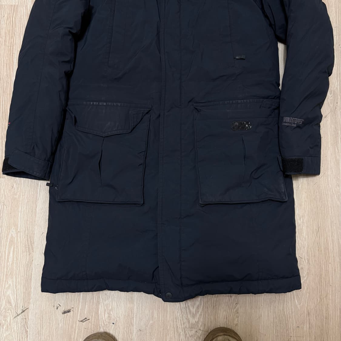 코오롱 스포츠 여성 구스다운 윈드스토퍼 800 롱패딩 M/95  상품이미지3