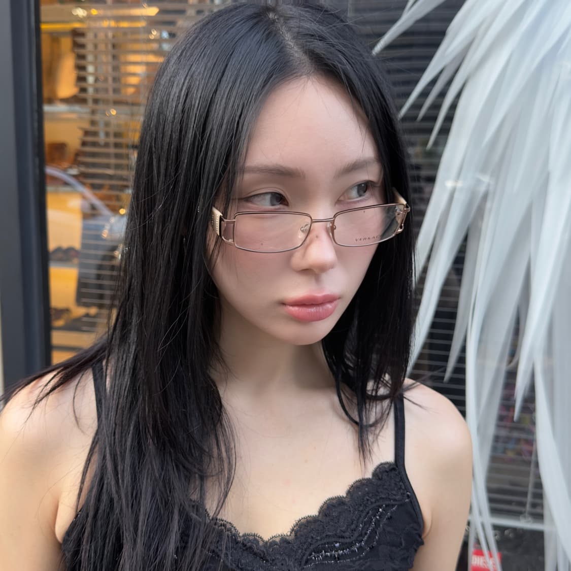 00s 베르사체 스와로브스키 블링 안경 상품이미지2