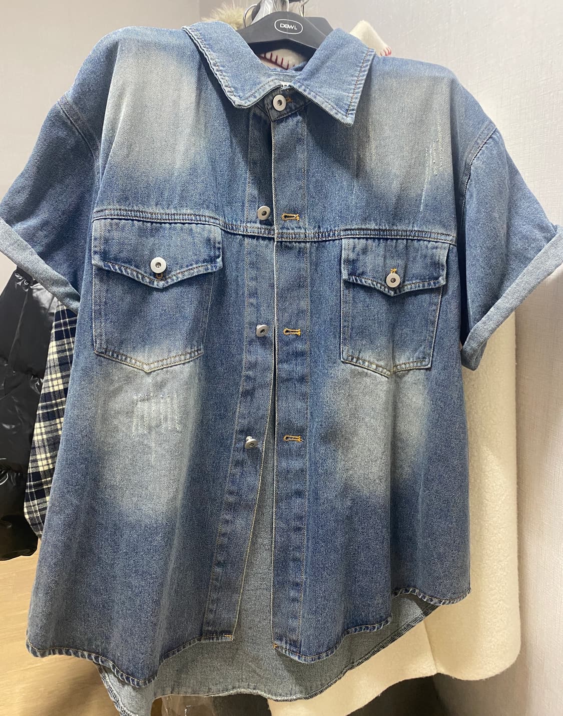 아워캐비넷 vint over denim shirts 상품이미지2