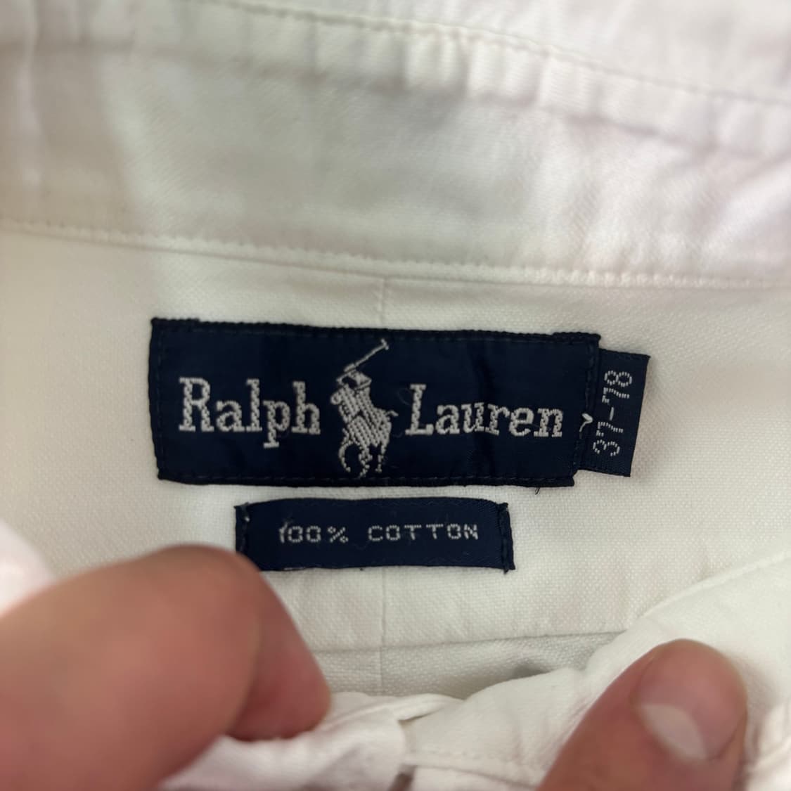 100 폴로랄프로렌 화이트 코튼 셔츠 상품이미지4