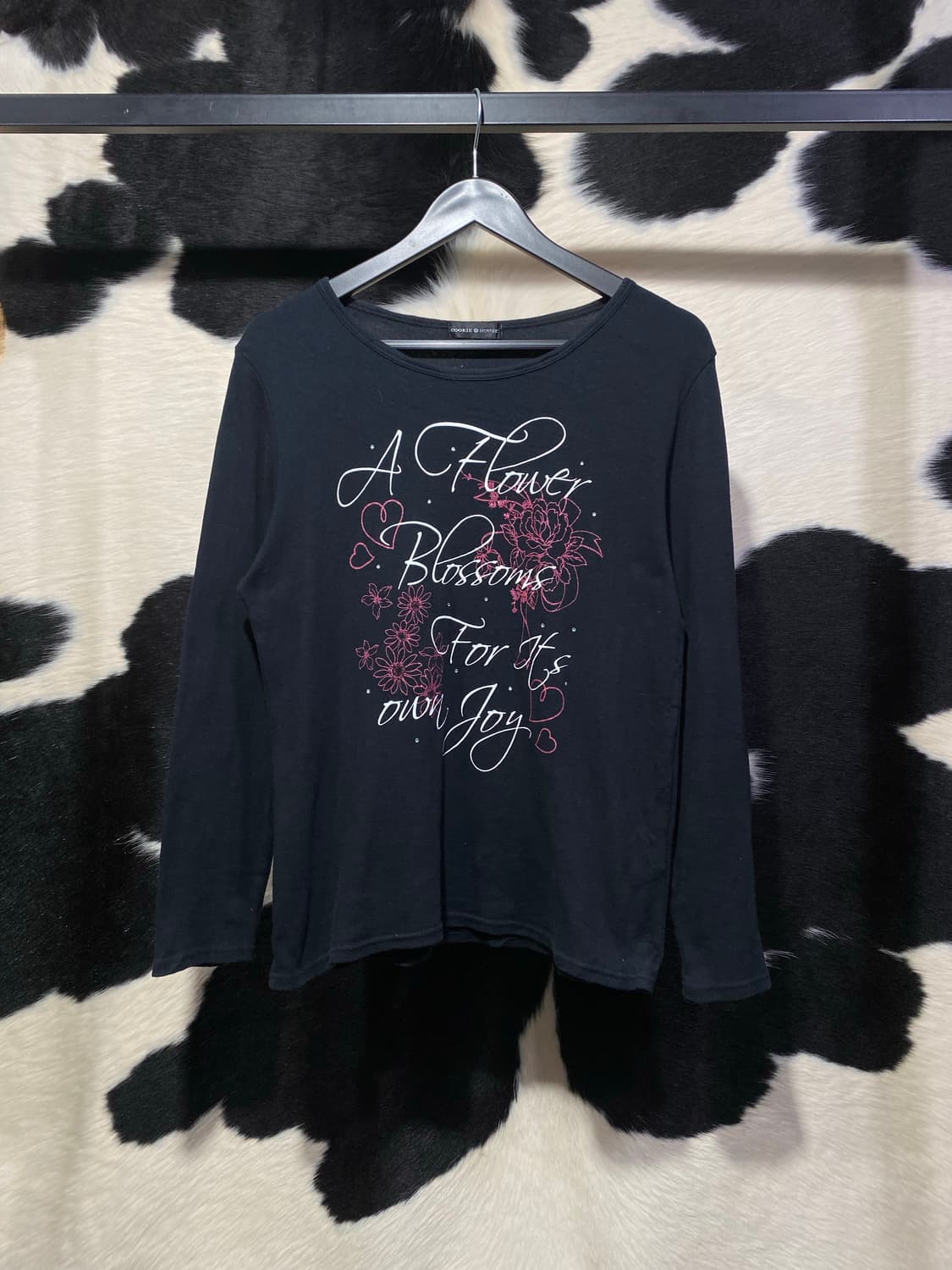 Cookie house 비즈 플로럴 프린팅 롱슬리브 상품이미지2