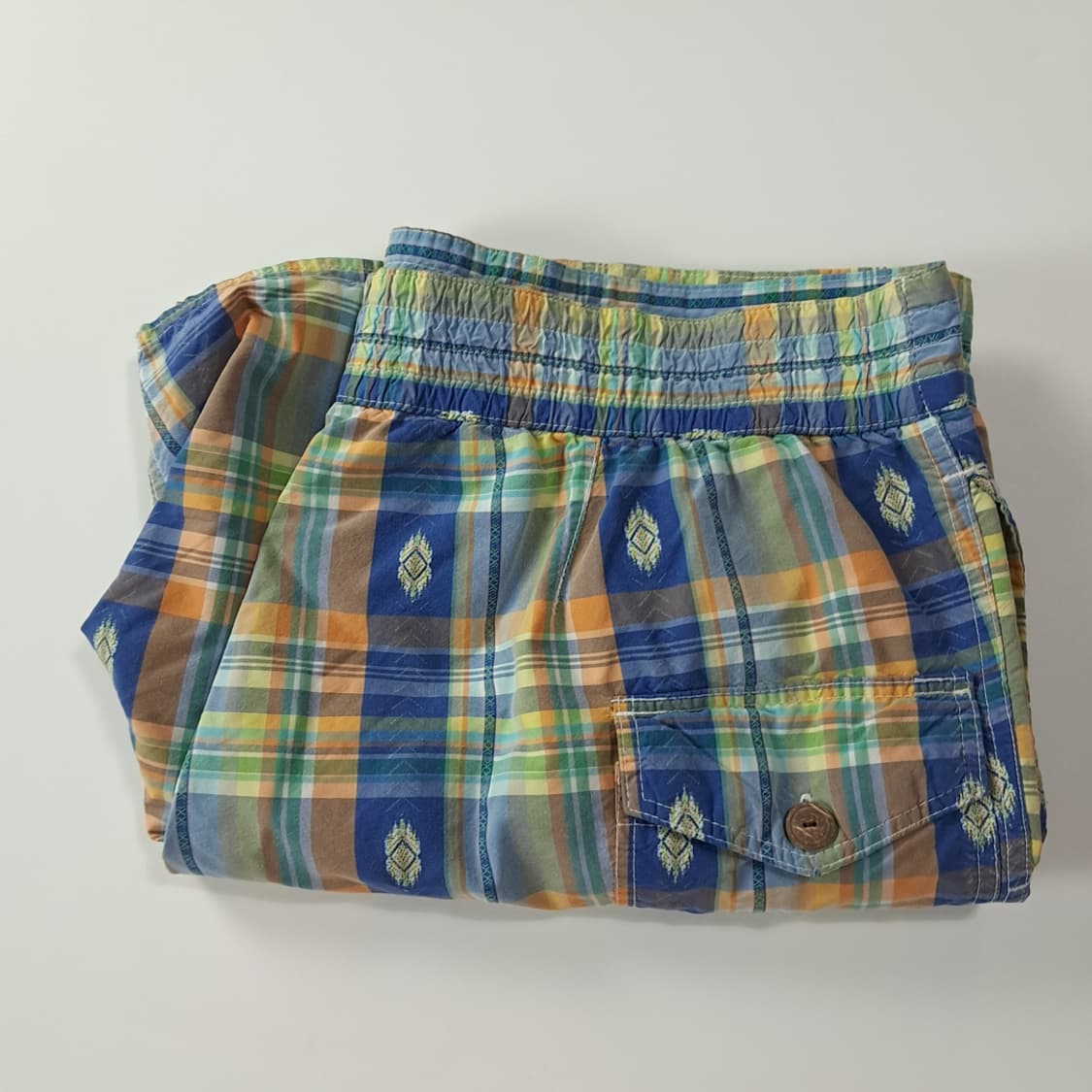 CJ555 XL 폴로 마드라스 멀티컬러 스윔팬츠 반바지 상품이미지8