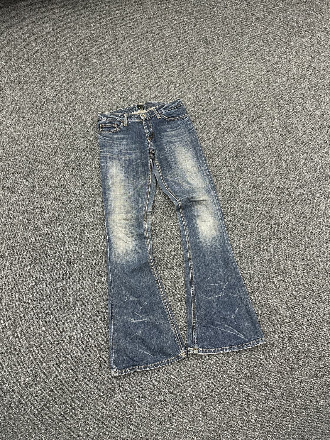 27) 재패니즈 빈티지 y2k 부츠컷 워싱 데님팬츠  상품이미지3