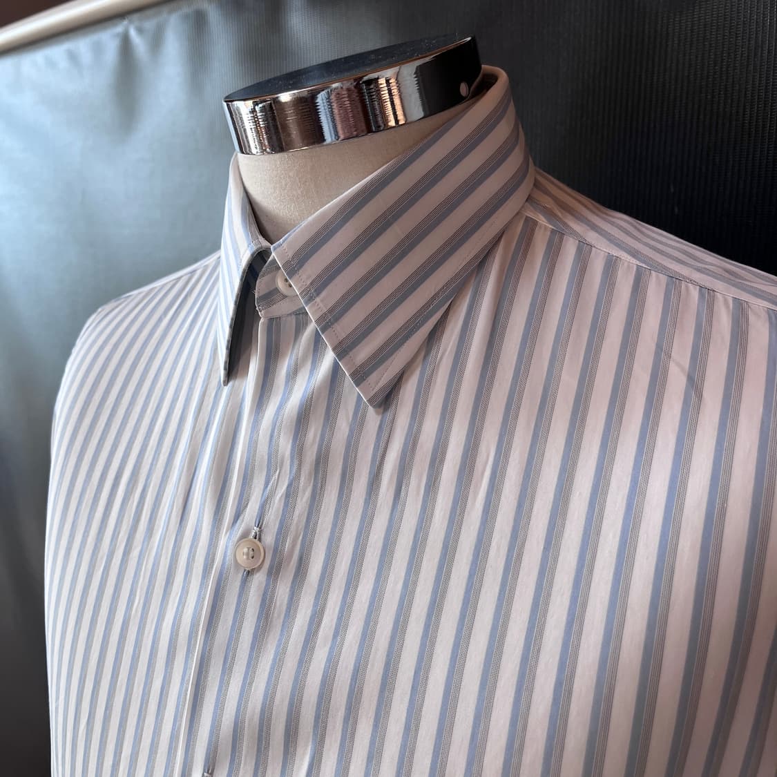 M) 올드 랑방 Made in Italy 스트라이프 셔츠 상품이미지2