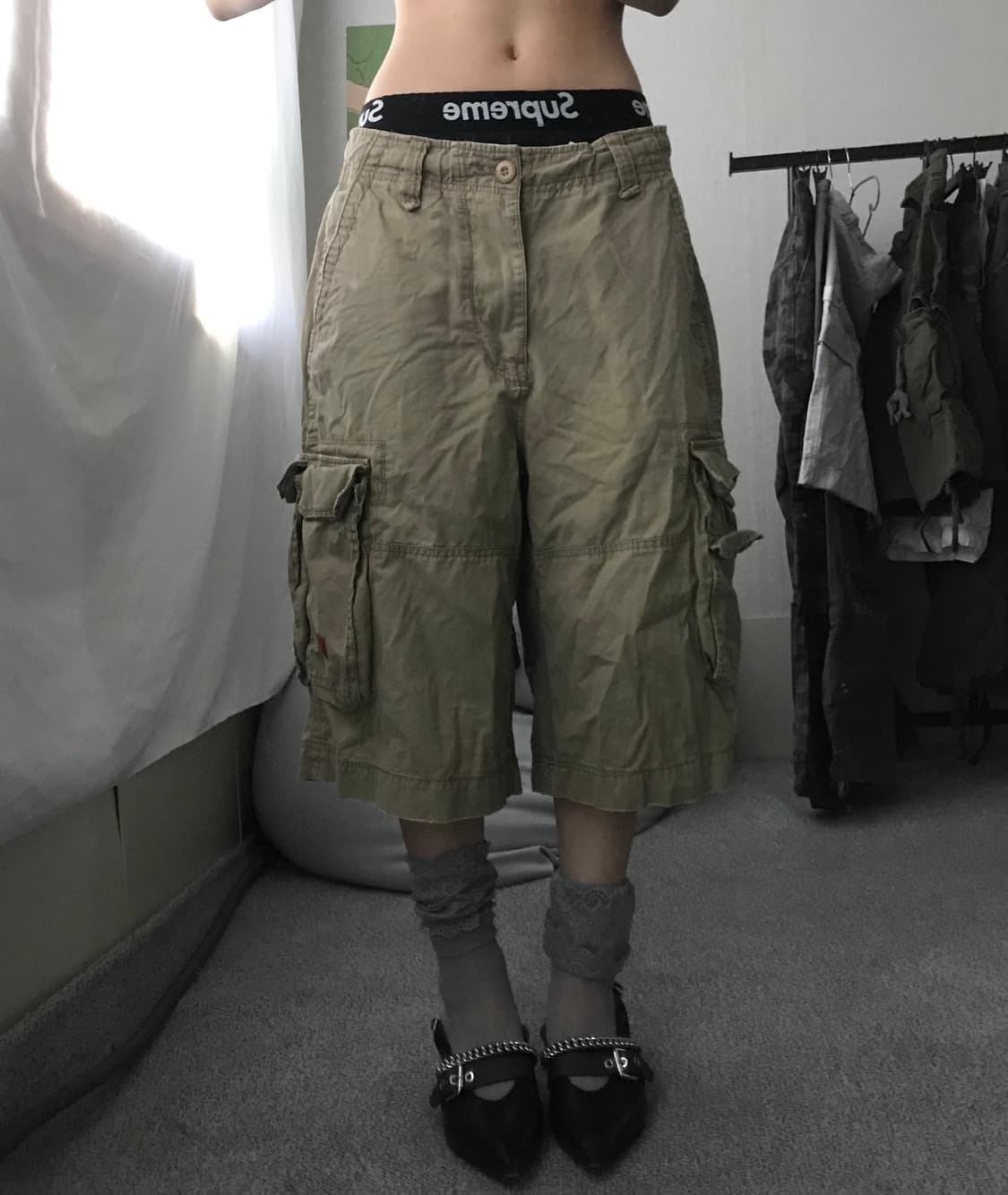 디키즈 베이지 버뮤다 팬츠 상품이미지2