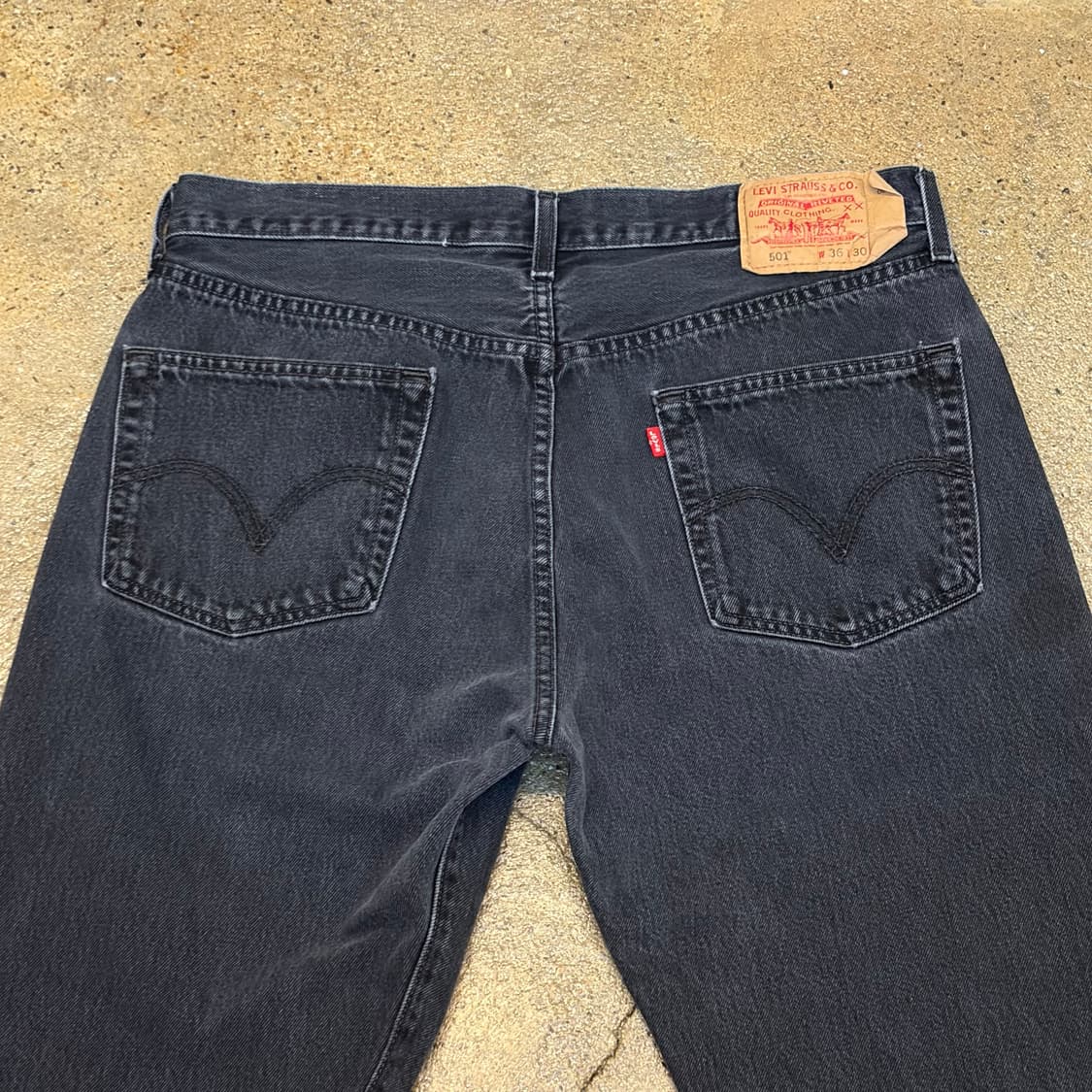 00s 미국 빈티지 리바이스 501 블랙진 청바지 상품이미지5